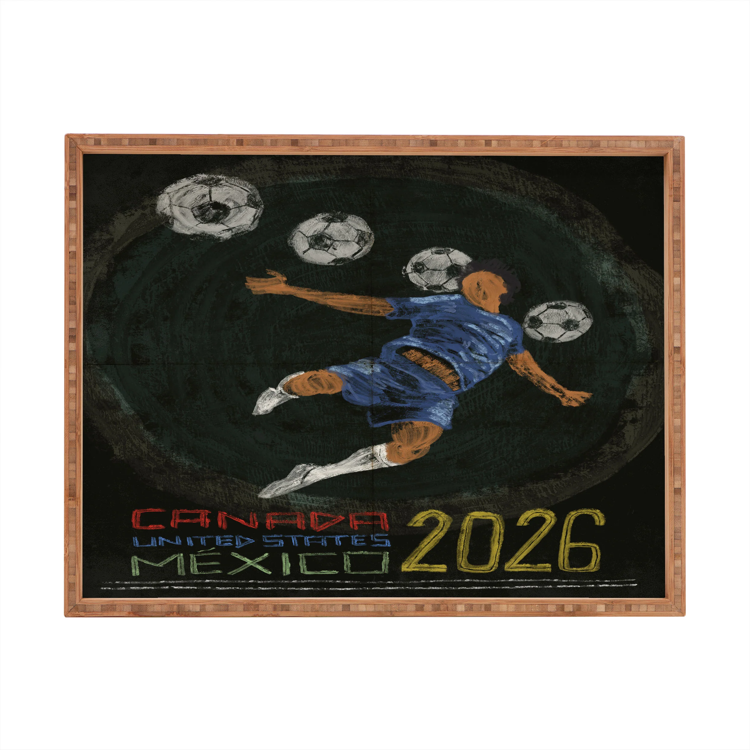 Society6 Design Studio Canada US Mexico 2026 Rectangular Tray