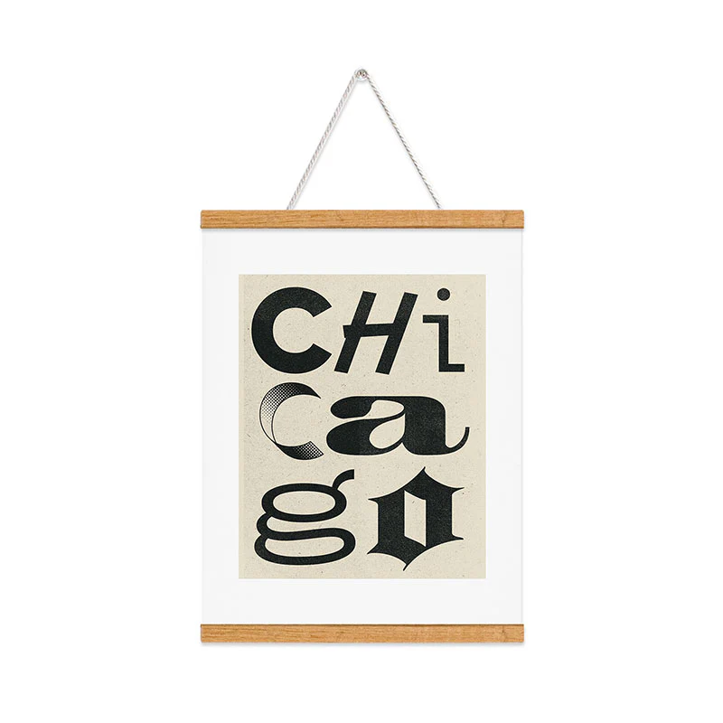 Society6 Design Studio Chicago Found Text Art Print - Image 31