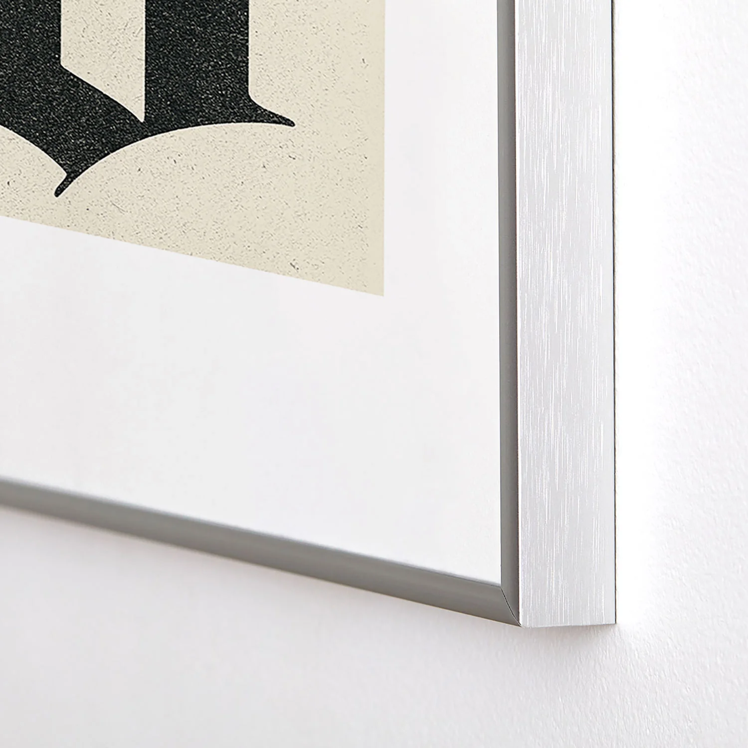 Society6 Design Studio Chicago Found Text Metal Framed Art Print - Image 20