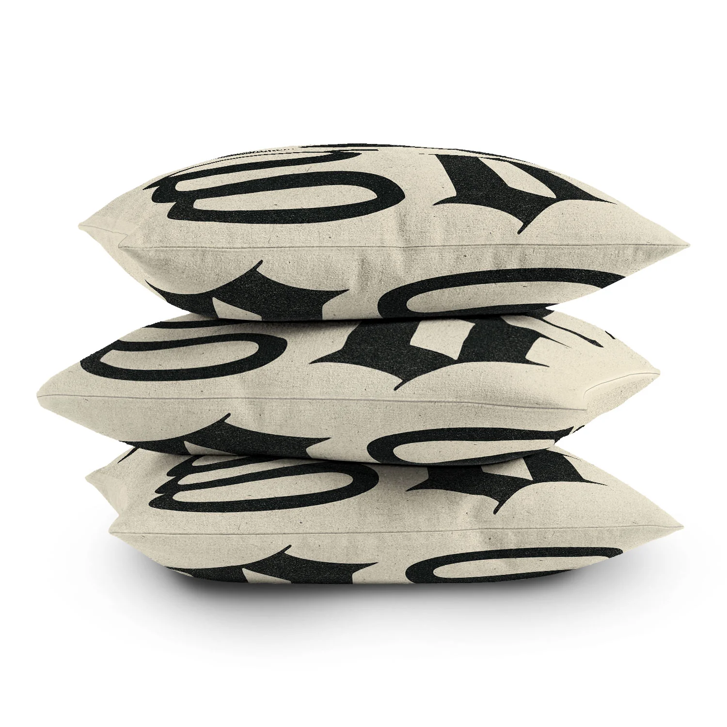 Society6 Design Studio Chicago Found Text Throw Pillow - Image 4