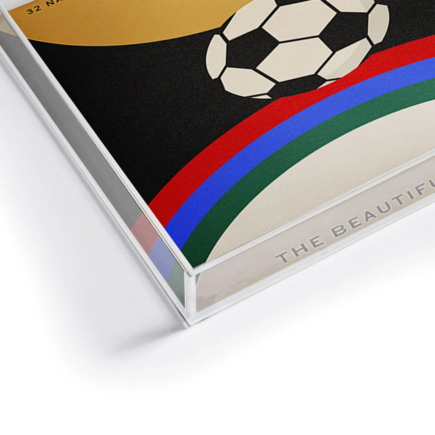 Society6 Design Studio The Beautiful Game Acrylic Tray - Image 9