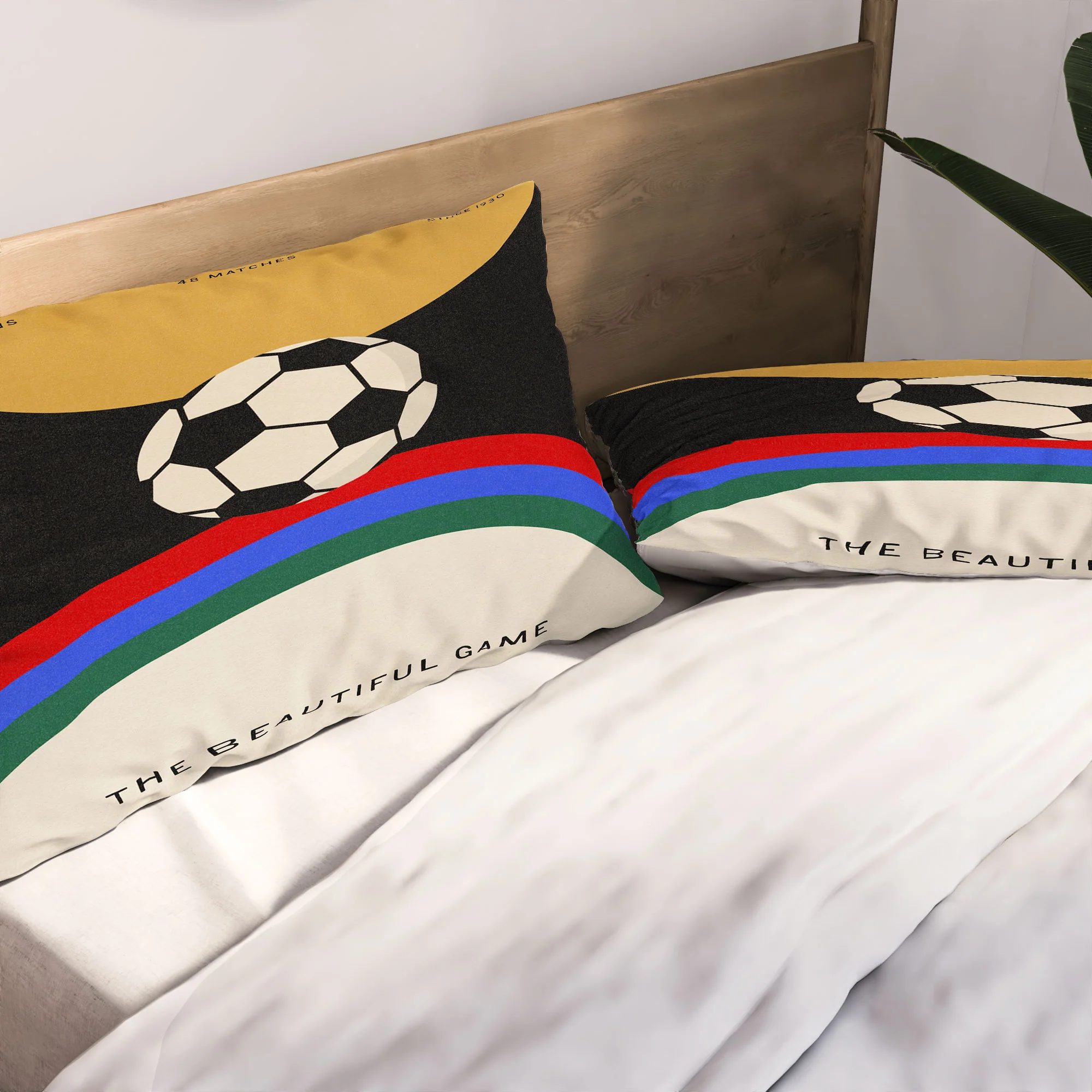 Society6 Design Studio The Beautiful Game Pillow Shams - Image 5