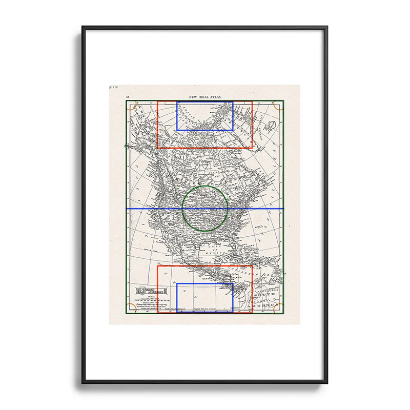Society6 Design Studio Three Nations One Pitch Metal Framed Art Print - Image 21