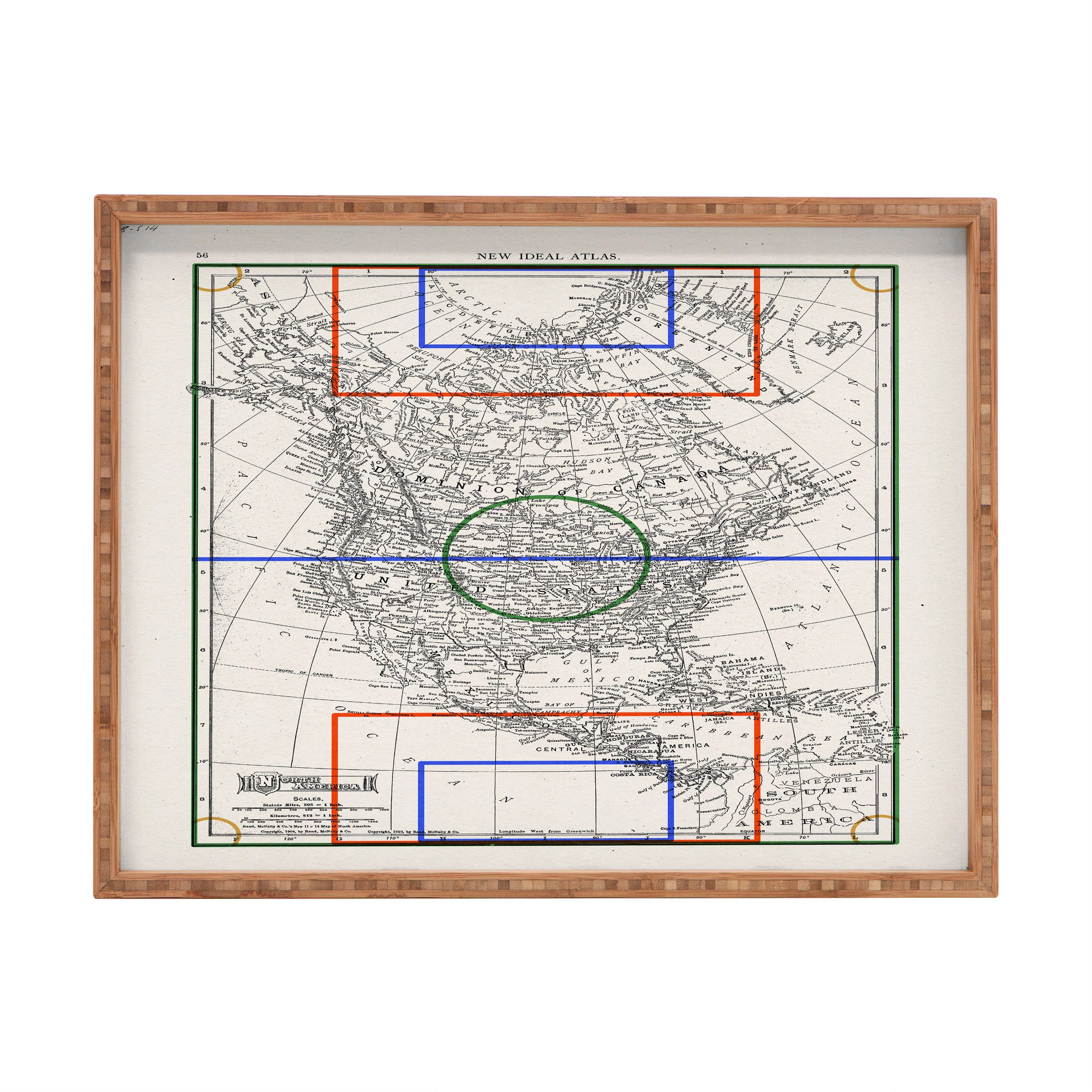 Society6 Design Studio Three Nations One Pitch Rectangular Tray