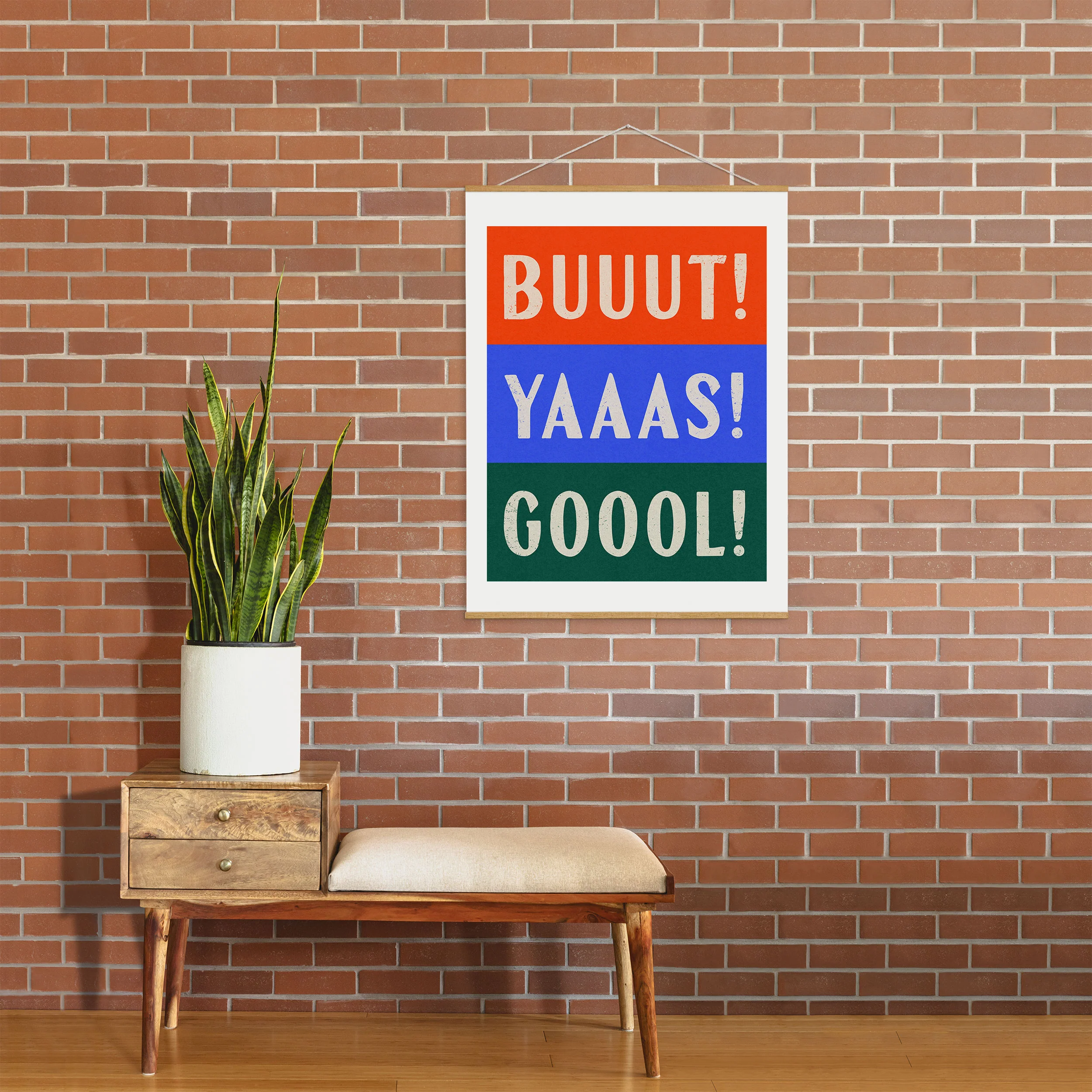Society6 Design Studio Trilingual Goal Art Print - Image 50