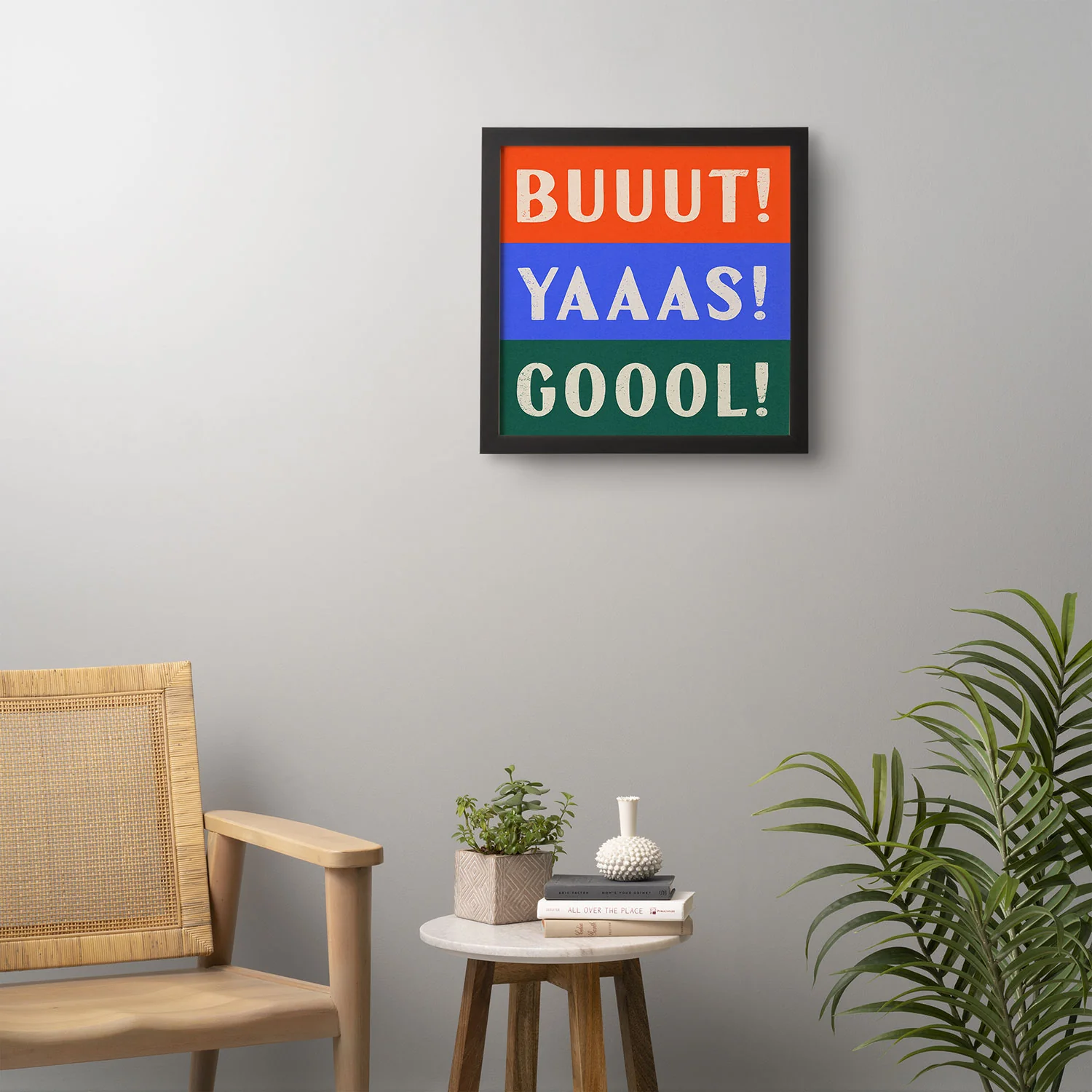 Society6 Design Studio Trilingual Goal Framed Wall Art - Image 10
