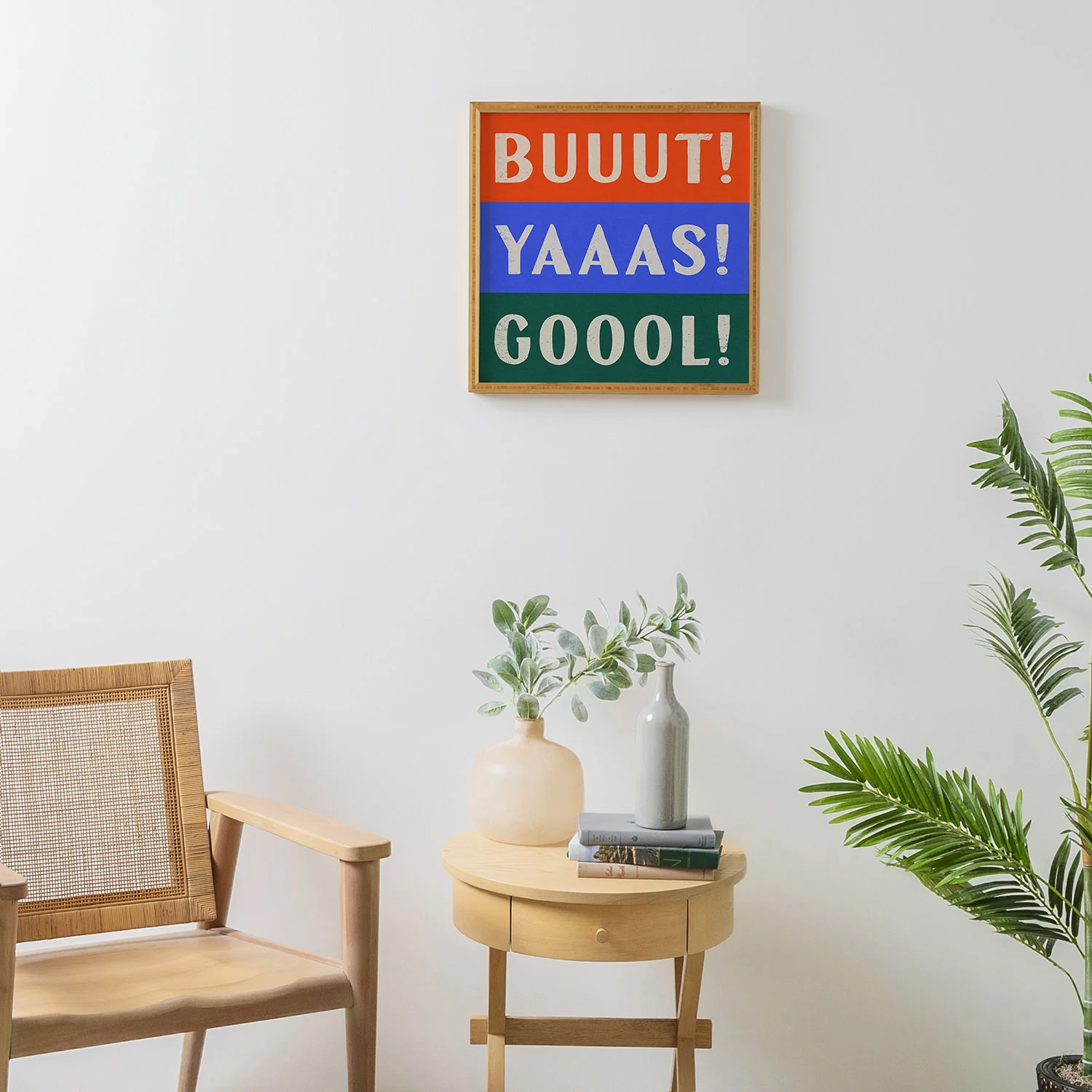 Society6 Design Studio Trilingual Goal Framed Wall Art - Image 4
