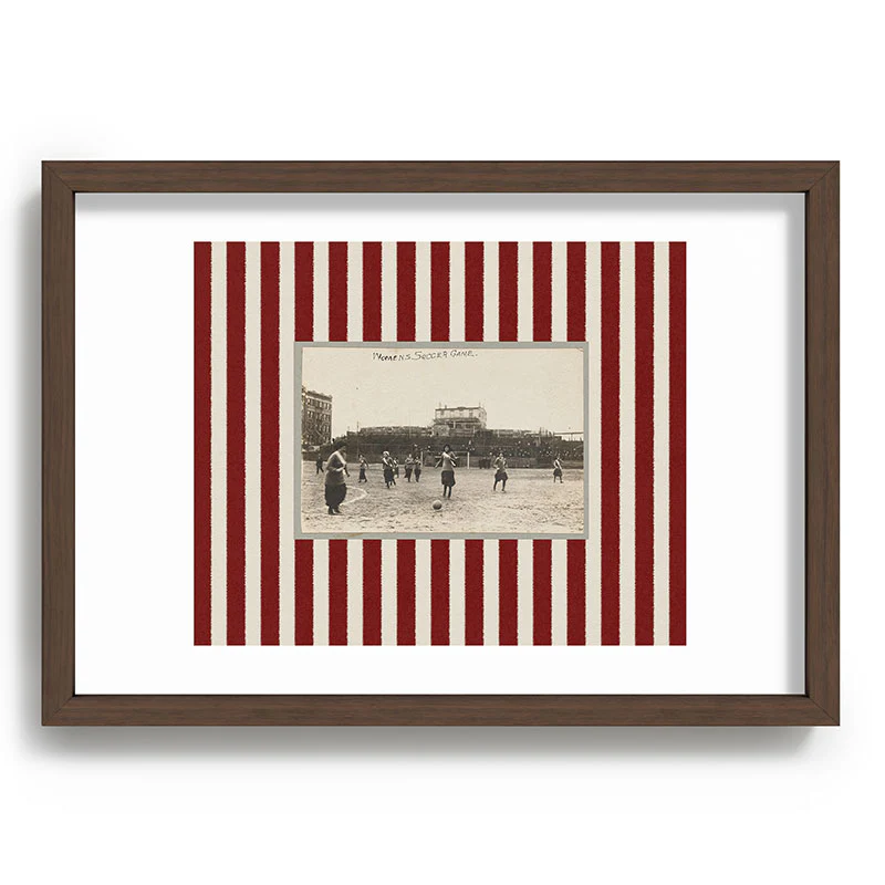 Society6 Design Studio Womens Soccer Game Recessed Framing Rectangle - Image 15