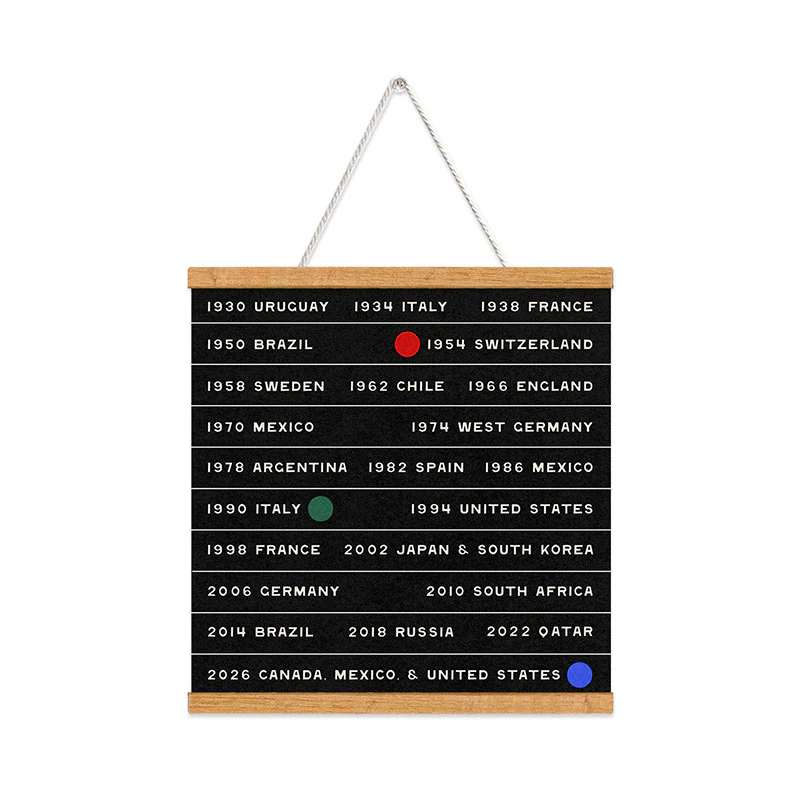 Society6 Design Studio World Cup Since 1930 Art Print - Image 40