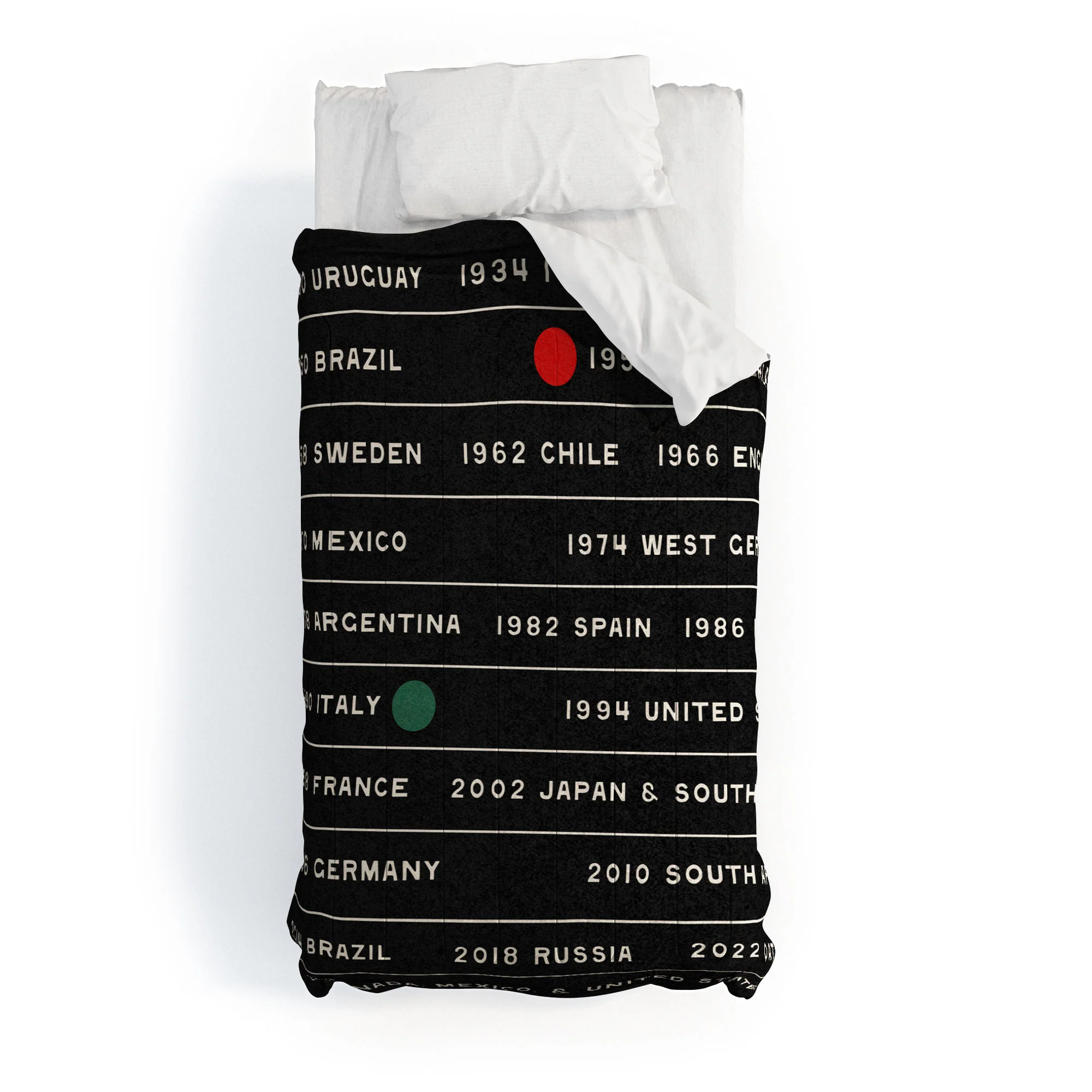 Society6 Design Studio World Cup Since 1930 Comforter - Image 4