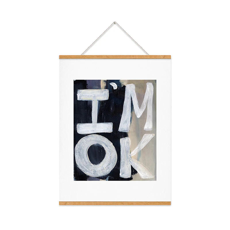 Sophia Buddenhagen I Am Ok Art Print - Image 37