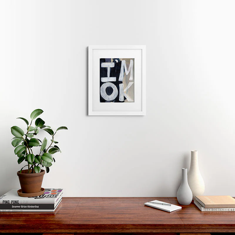 Sophia Buddenhagen I Am Ok Framed Art Print - Image 20