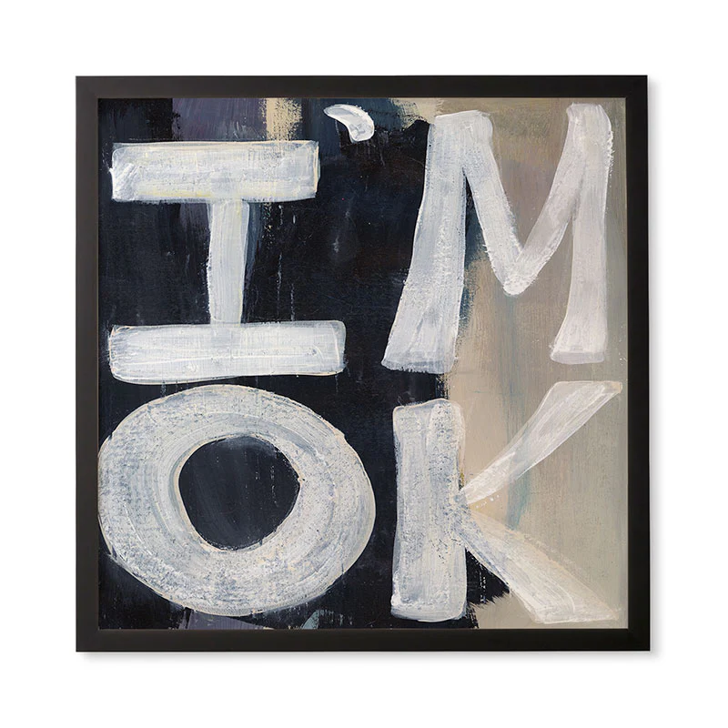 Sophia Buddenhagen I Am Ok Framed Wall Art - Image 11
