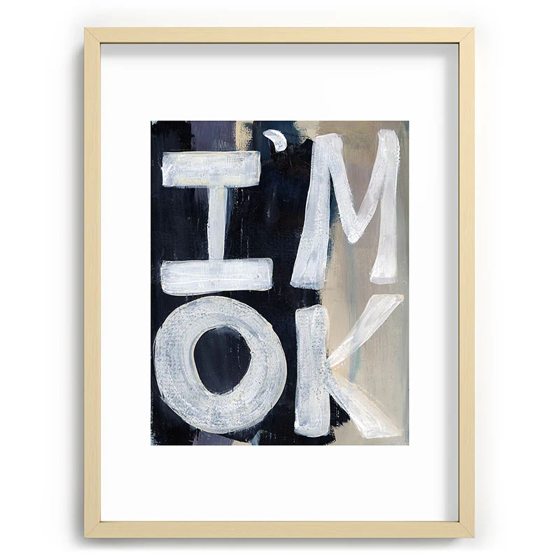 Sophia Buddenhagen I Am Ok Recessed Framing Rectangle - Image 21