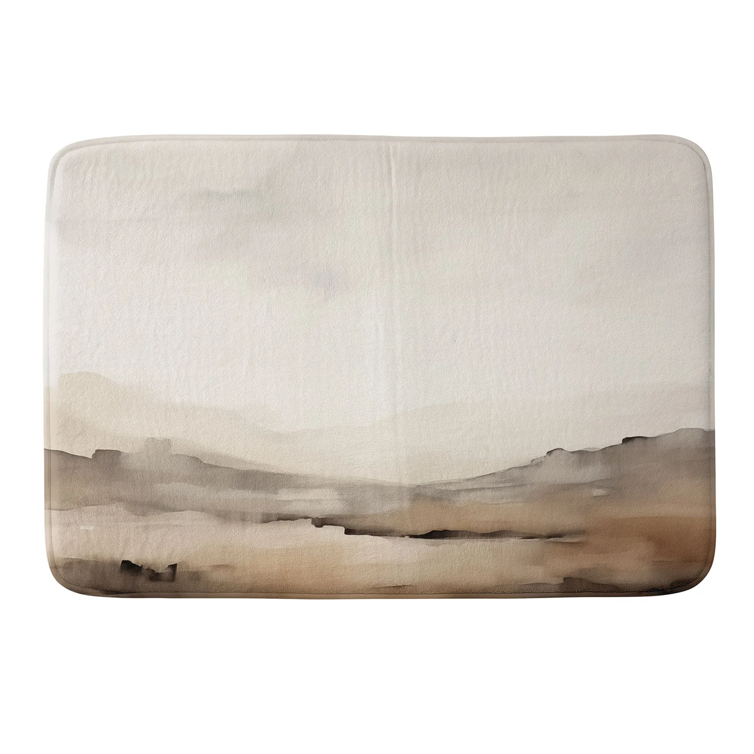 Summer Sun Home Art Rustic Landscape I Memory Foam Bath Mat