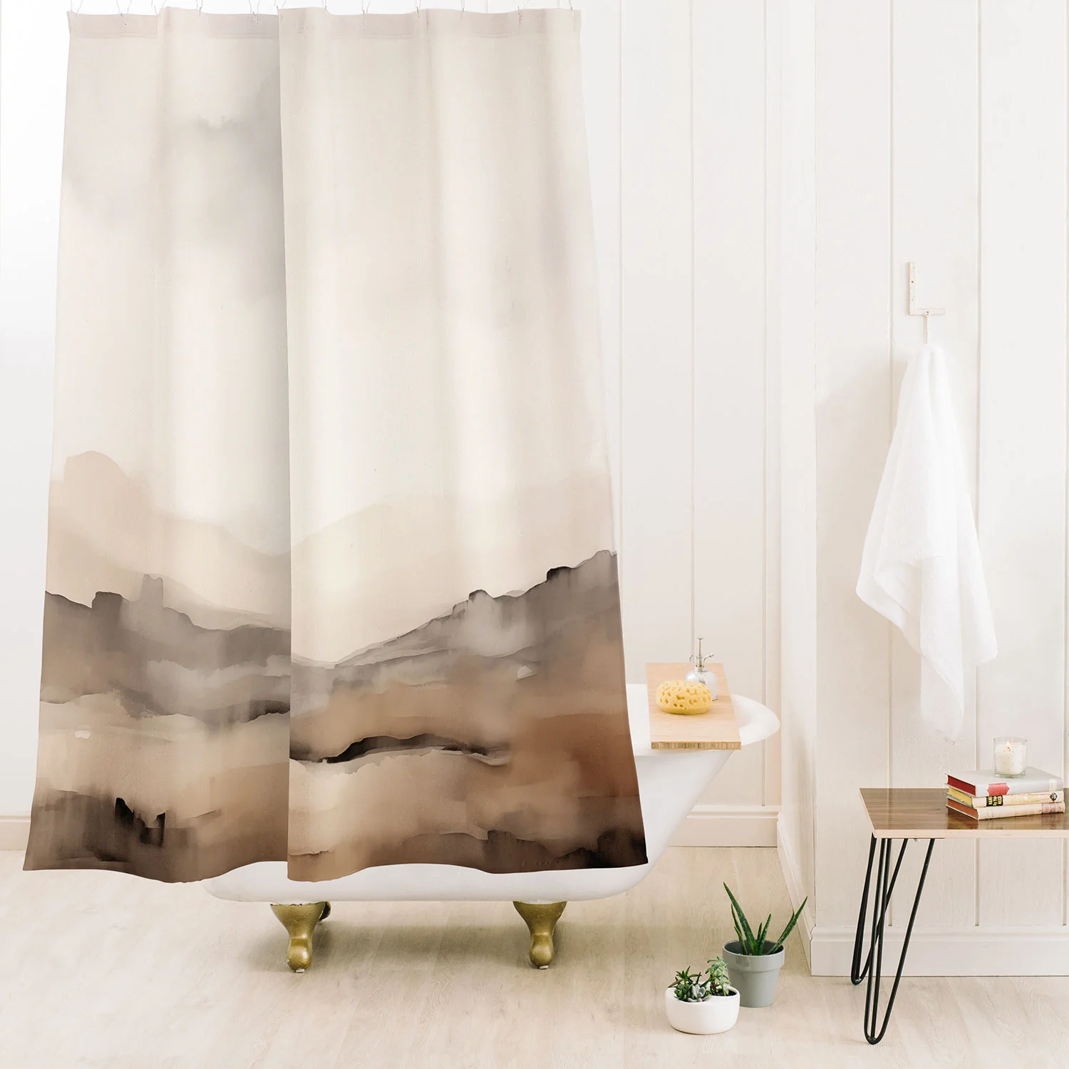 Summer Sun Home Art Rustic Landscape I Shower Curtain - Image 2