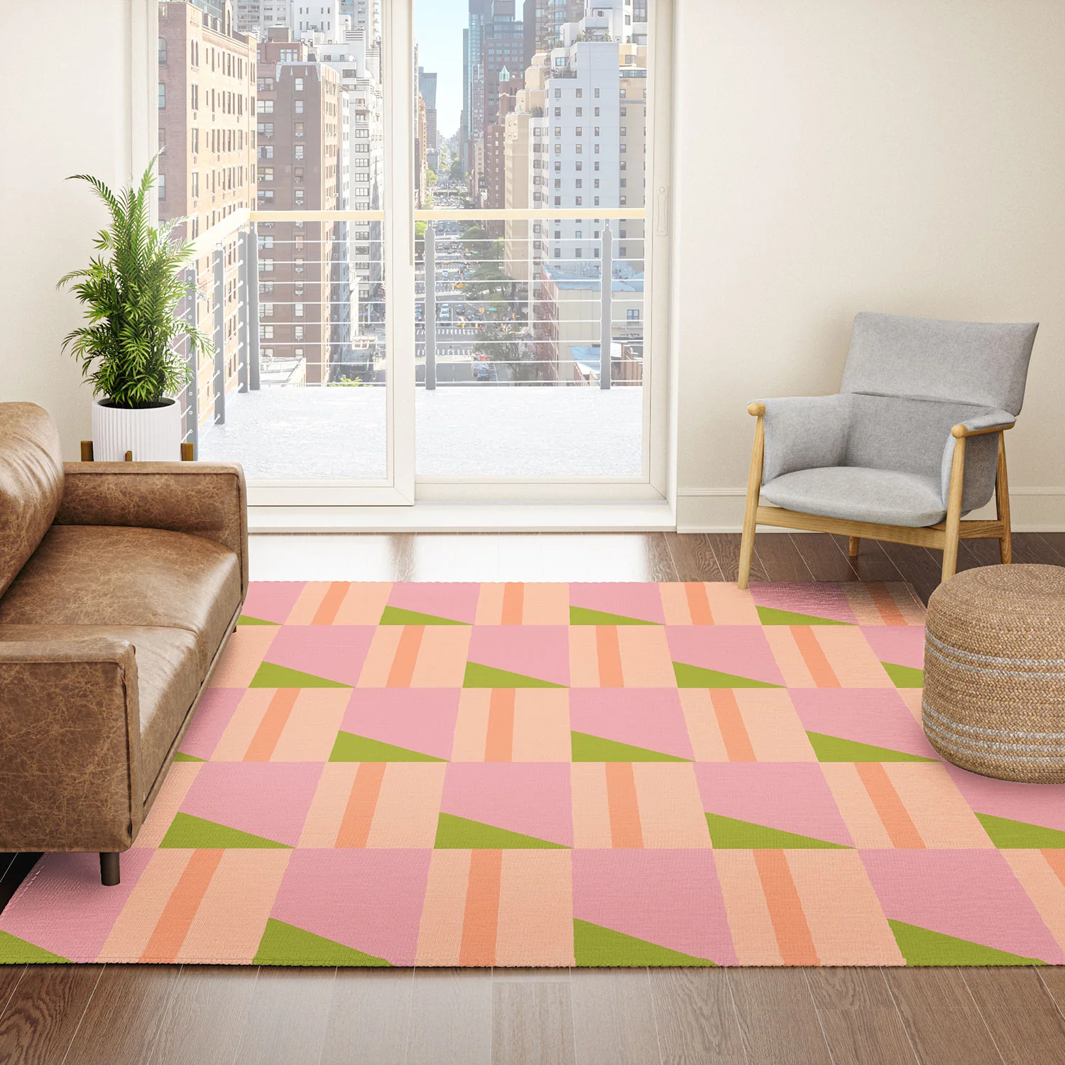 SunshineCanteen Pink Hour Area Rug - Image 14