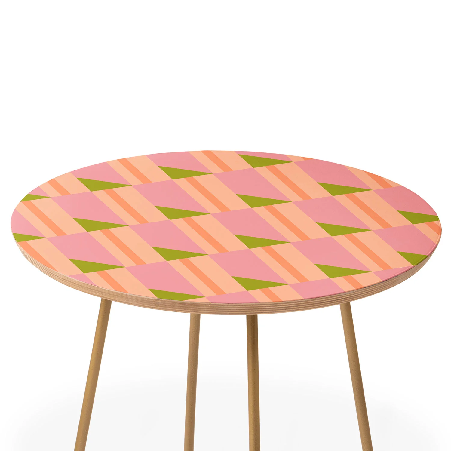 SunshineCanteen Pink Hour Round Side Table - Image 3