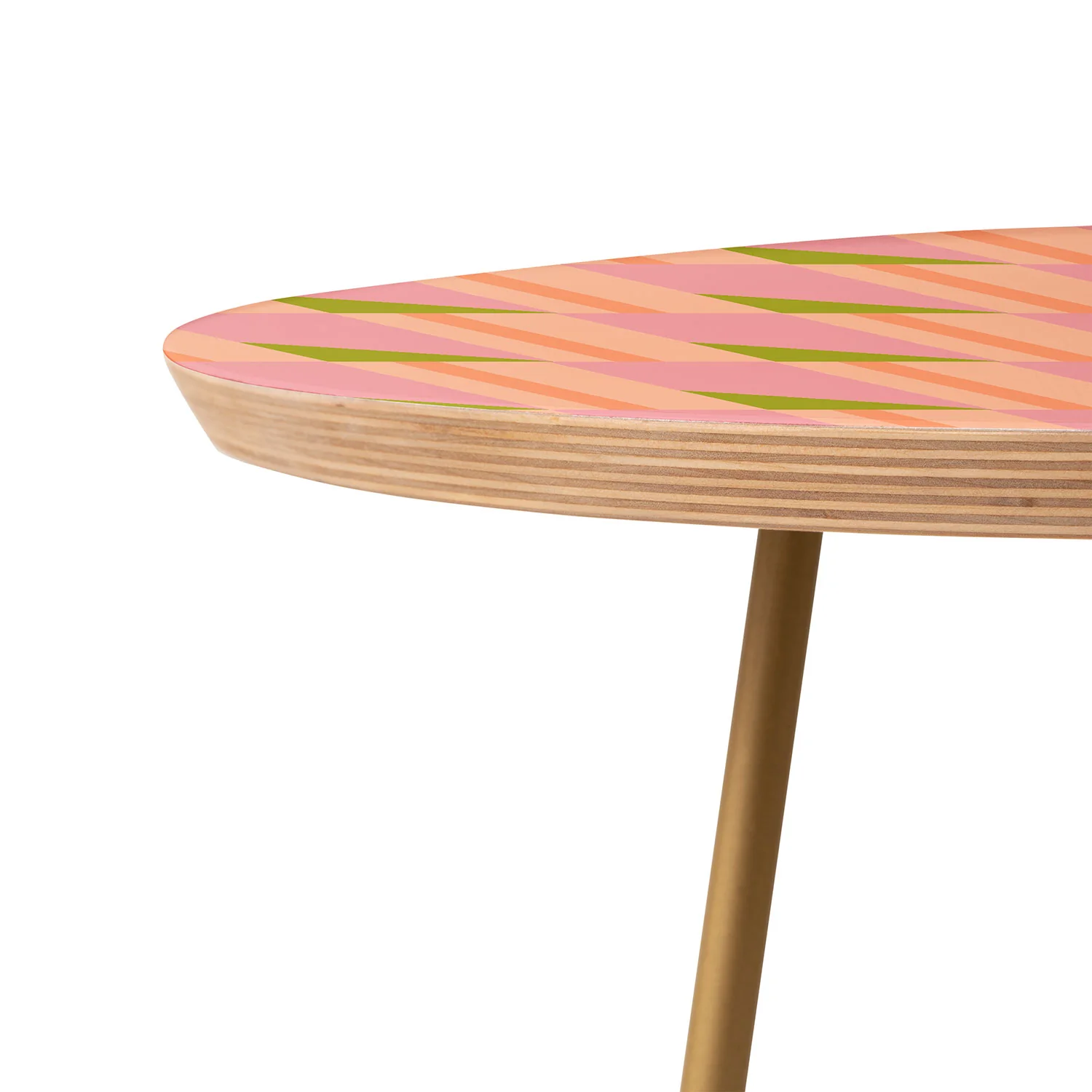 SunshineCanteen Pink Hour Round Side Table - Image 5