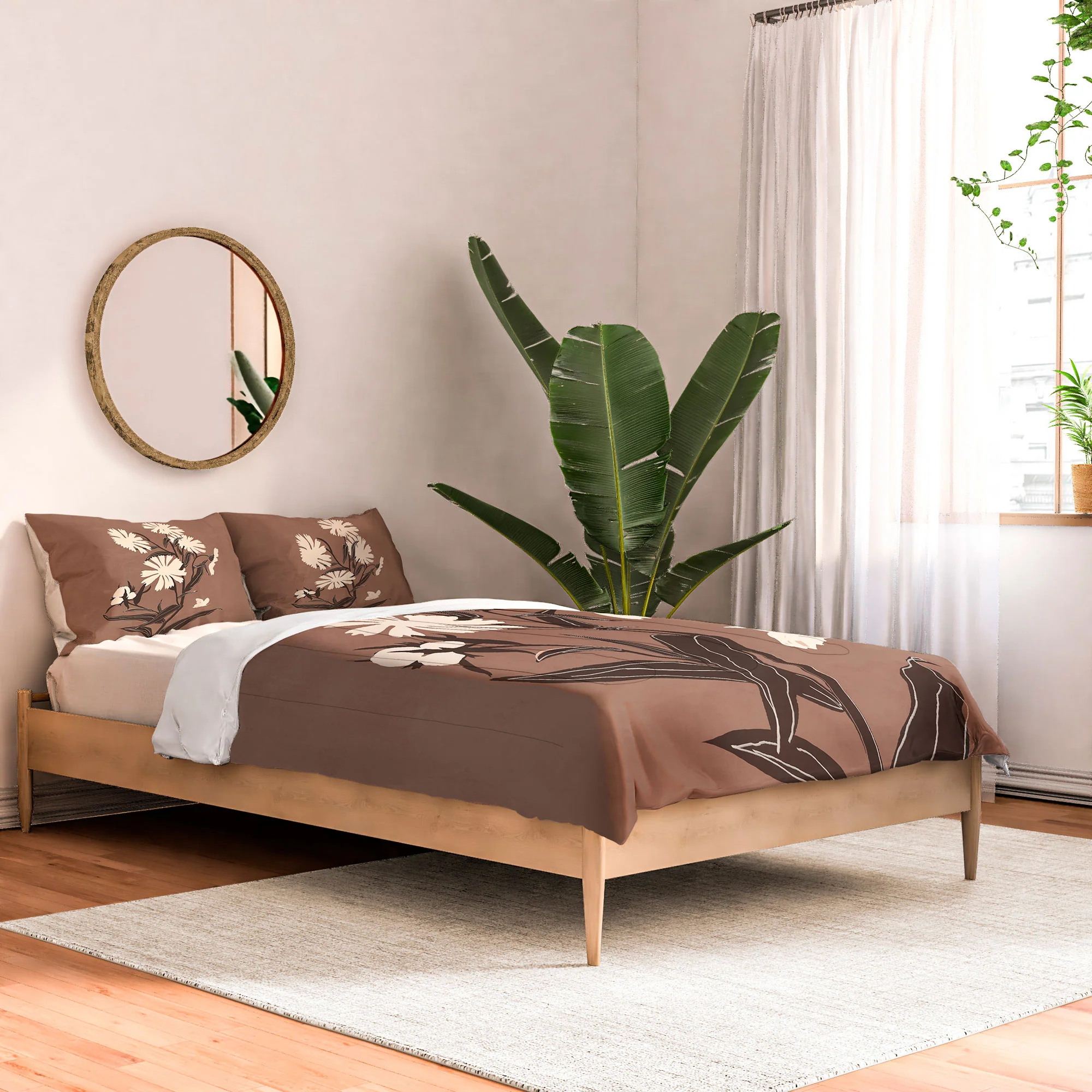 ThingDesign Abstract Flowers 16 Comforter - Image 11