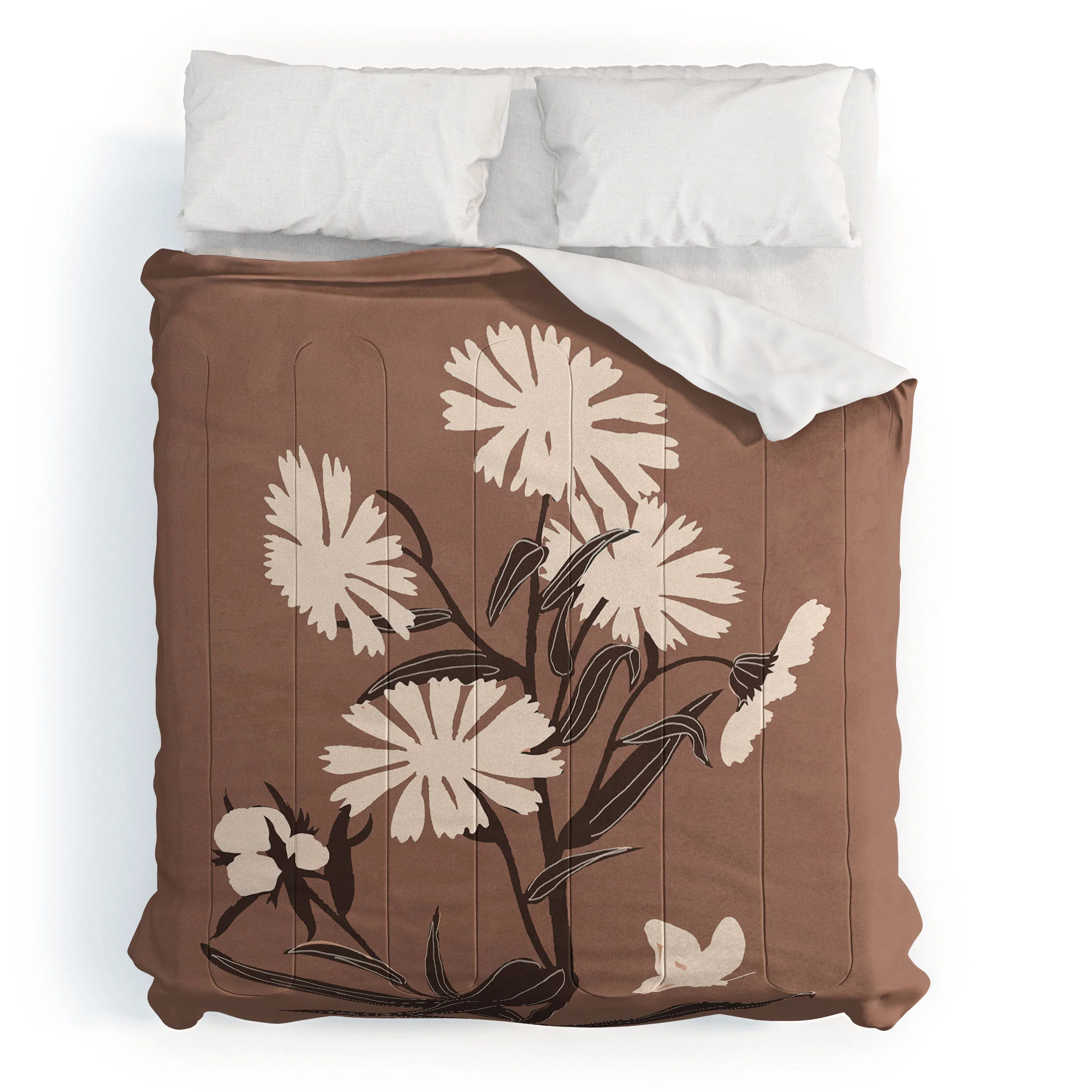 ThingDesign Abstract Flowers 16 Comforter - Image 13