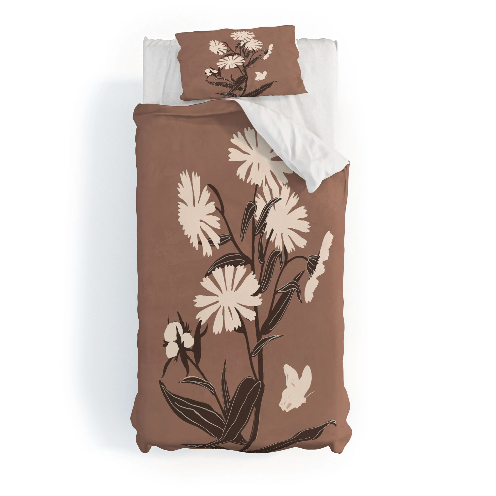 ThingDesign Abstract Flowers 16 Duvet Cover - Image 25