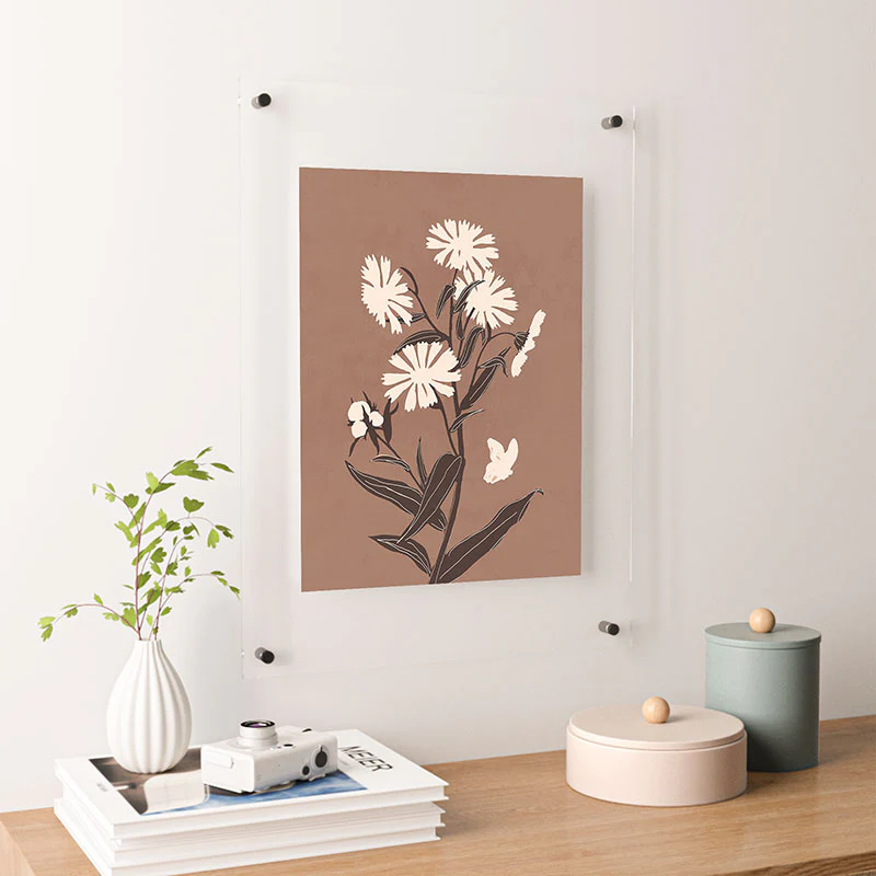 ThingDesign Abstract Flowers 16 Floating Acrylic Print - Image 24