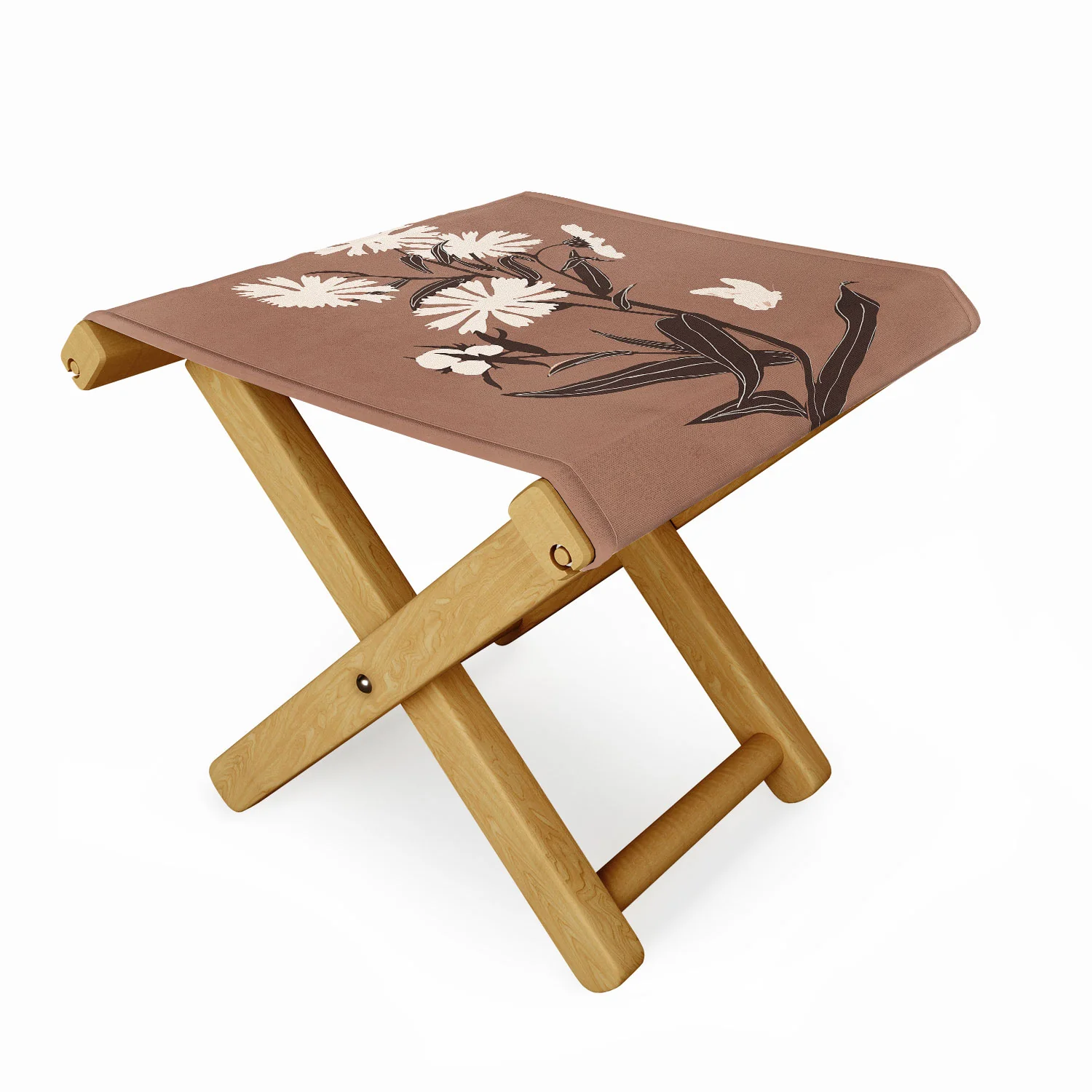 ThingDesign Abstract Flowers 16 Folding Stool - Image 2