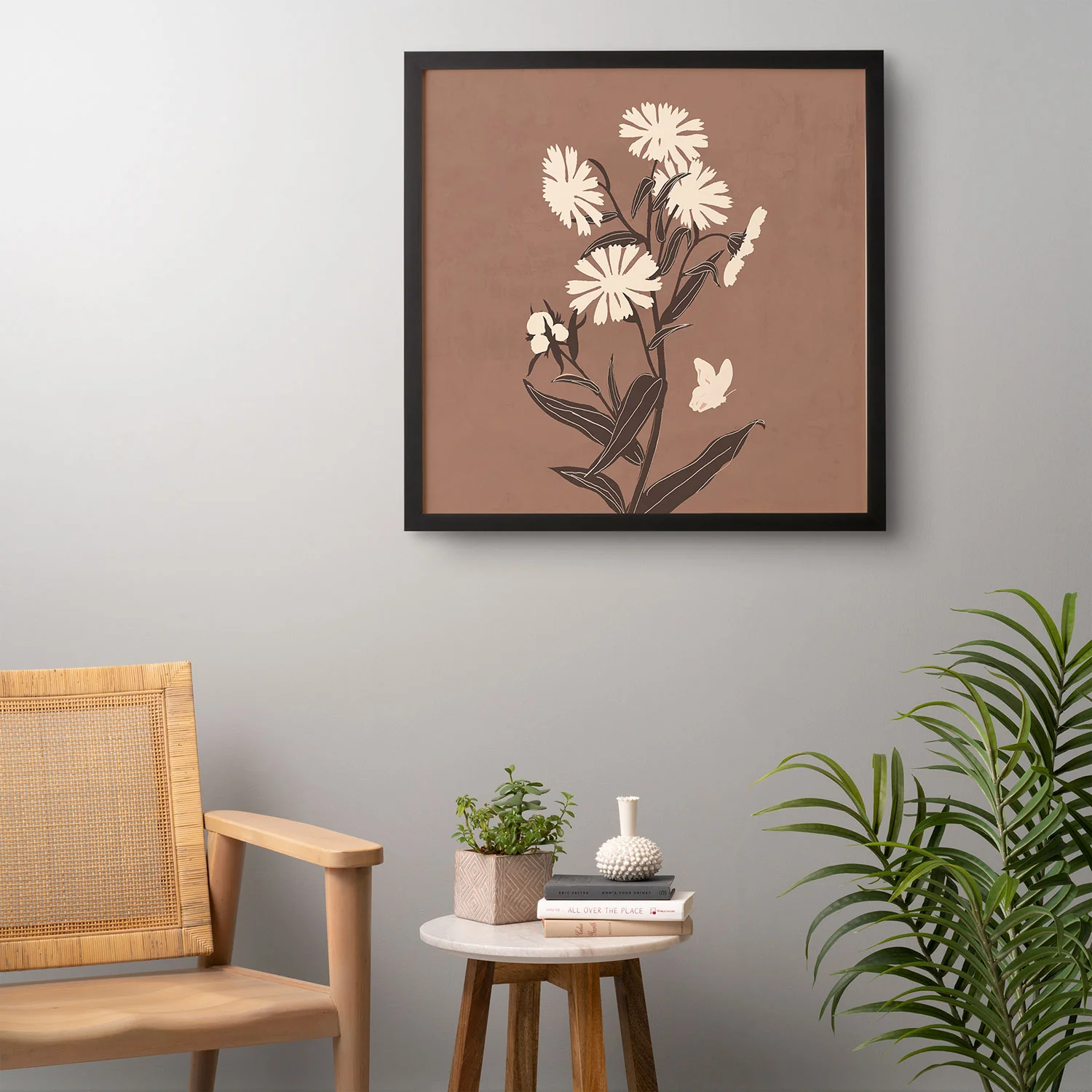 ThingDesign Abstract Flowers 16 Framed Wall Art - Image 12