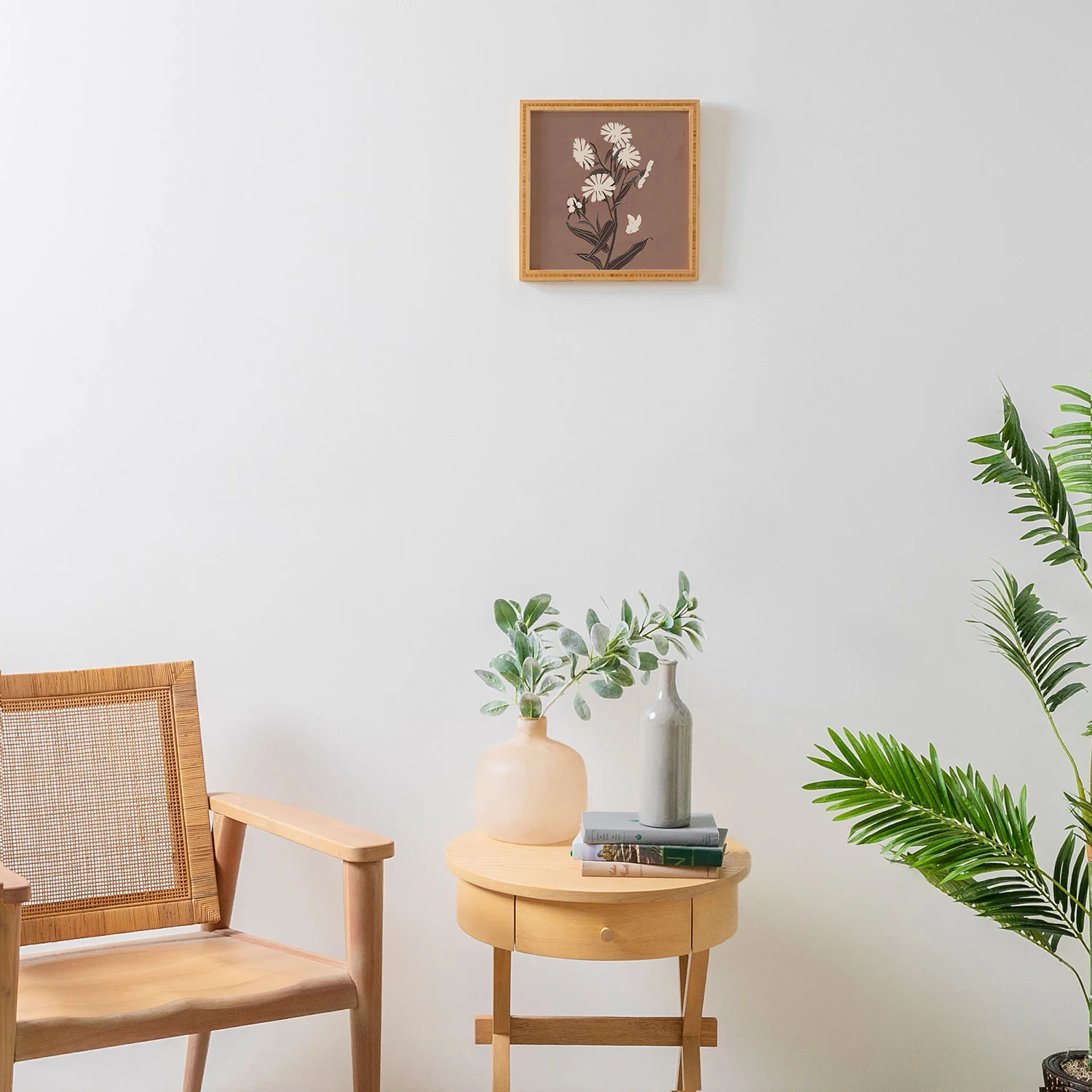 ThingDesign Abstract Flowers 16 Framed Wall Art - Image 2