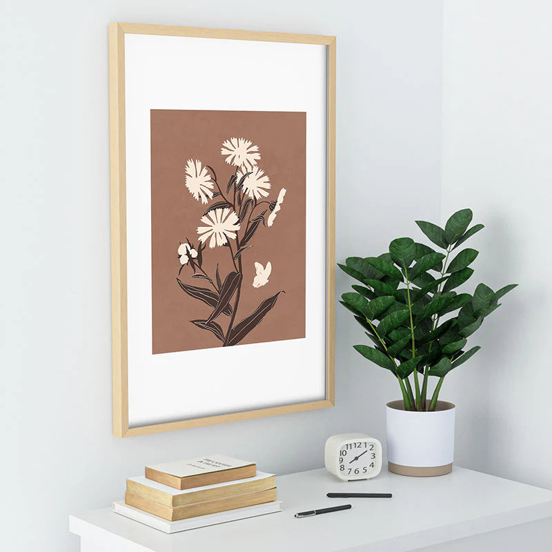 ThingDesign Abstract Flowers 16 Recessed Framing Rectangle - Image 30