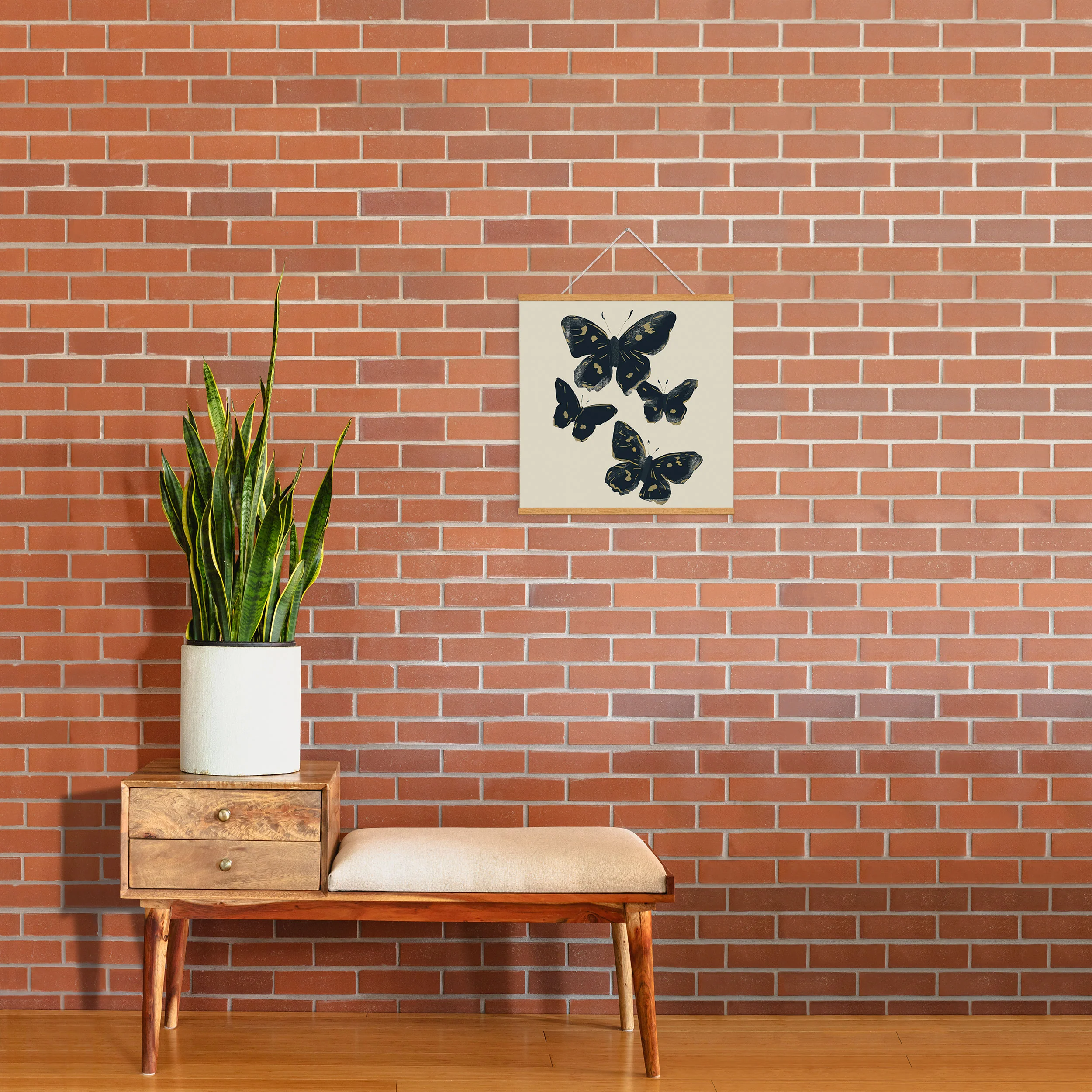 ThingDesign Black Butterflies 2 Art Print - Image 45