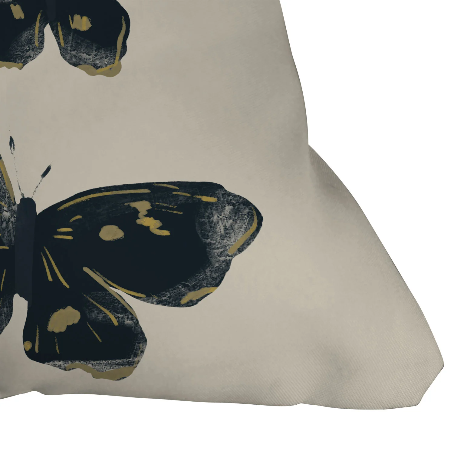 ThingDesign Black Butterflies 2 Outdoor Throw Pillow - Image 9