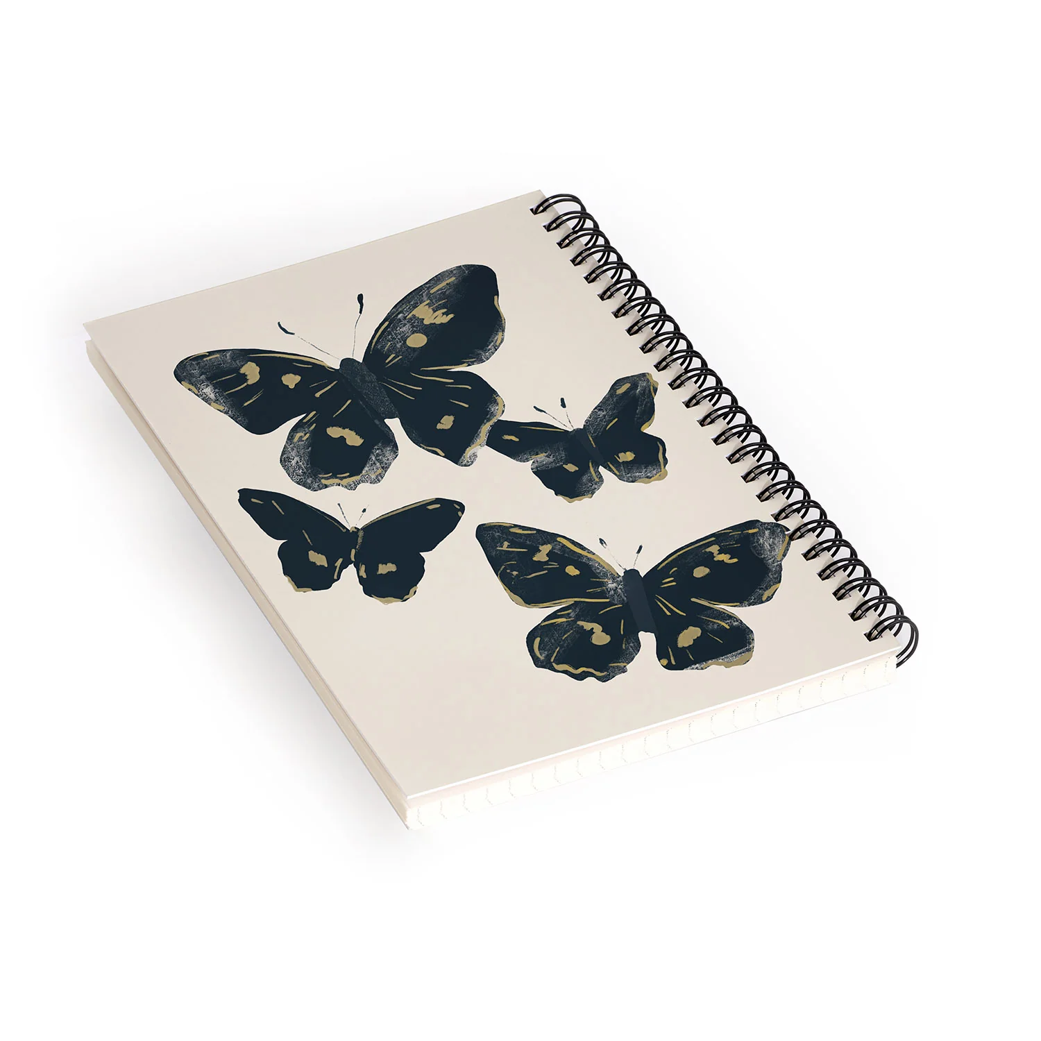 ThingDesign Black Butterflies 2 Spiral Notebook - Image 2