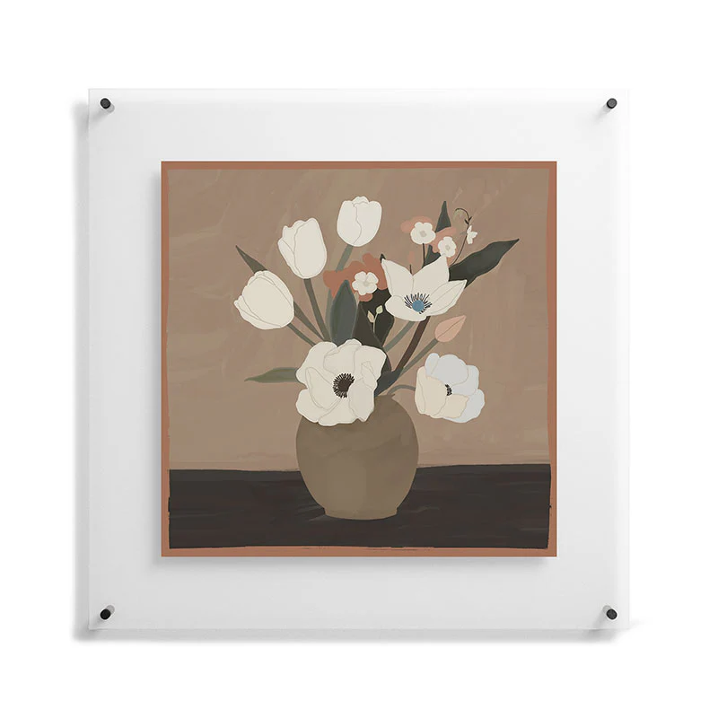 ThingDesign Gently Flowers Floating Acrylic Print - Image 41
