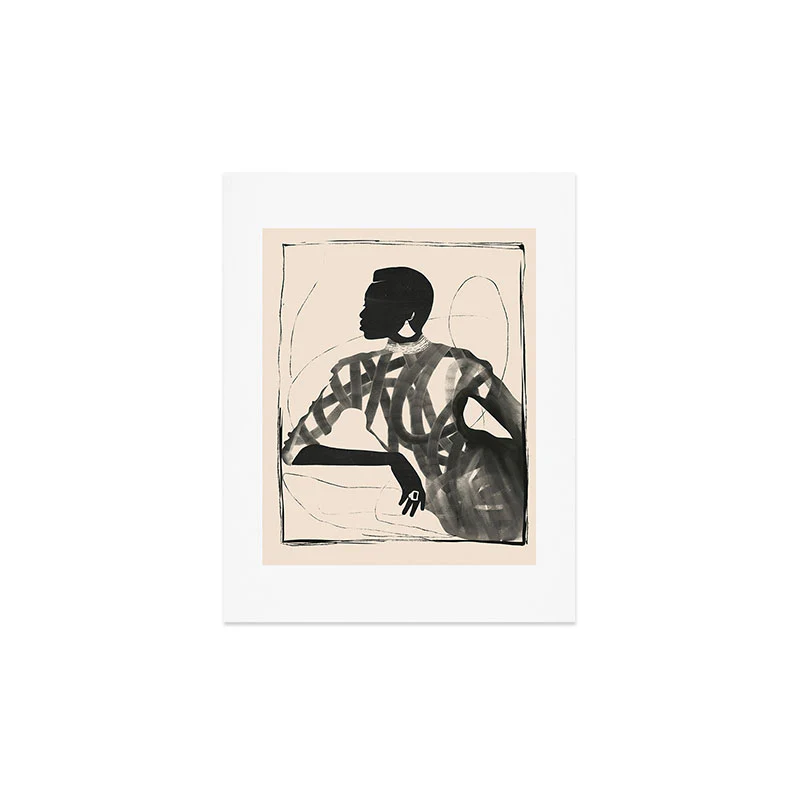 ThingDesign Lady Portrait Art Print - Image 4