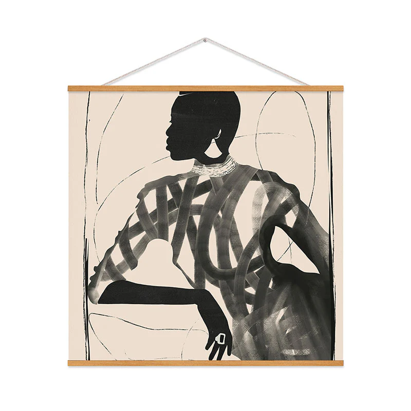 ThingDesign Lady Portrait Art Print - Image 46
