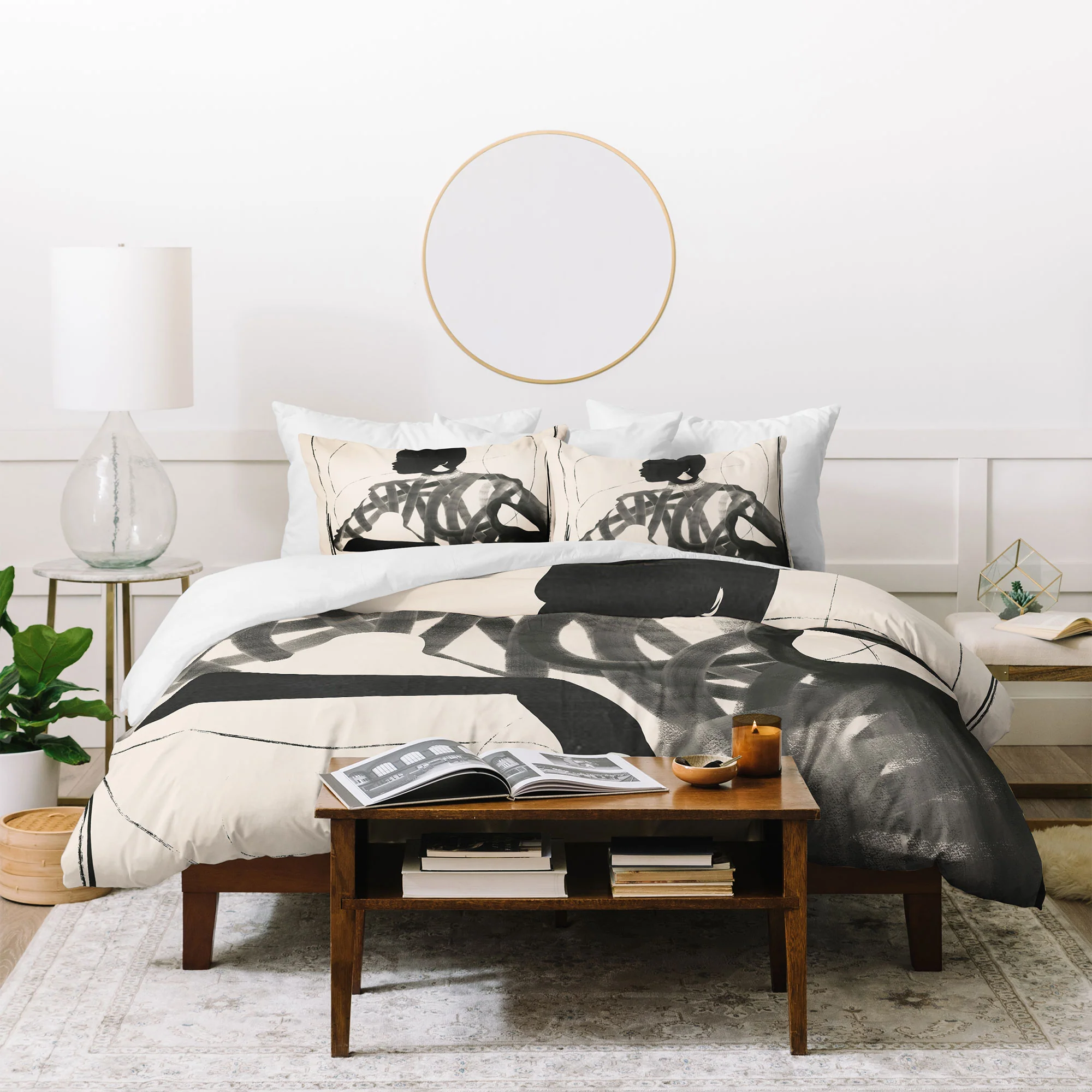 ThingDesign Lady Portrait Duvet Cover - Image 28