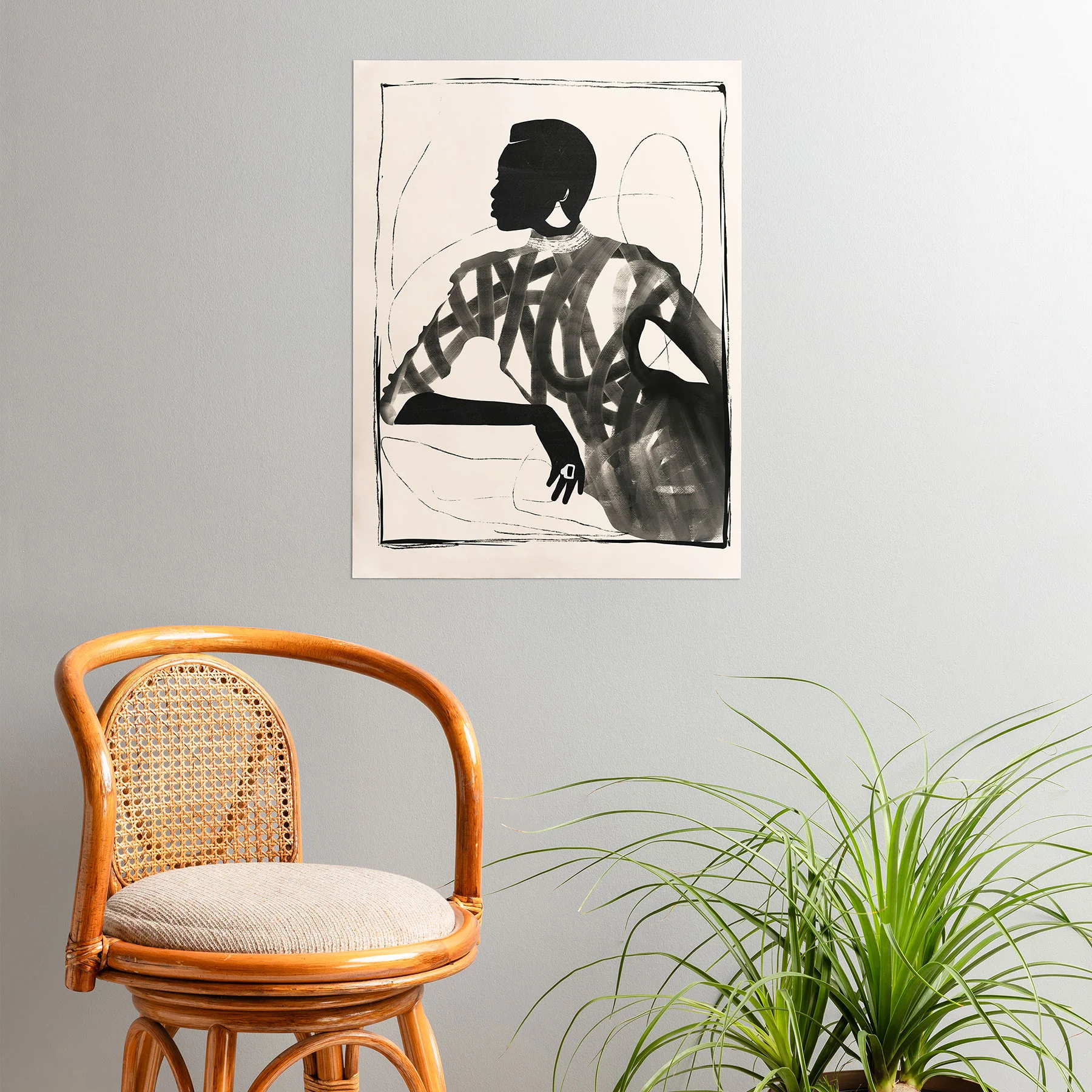 ThingDesign Lady Portrait Poster - Image 2