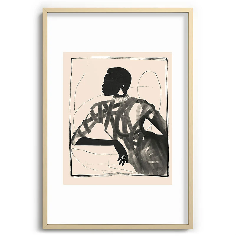ThingDesign Lady Portrait Recessed Framing Rectangle - Image 29