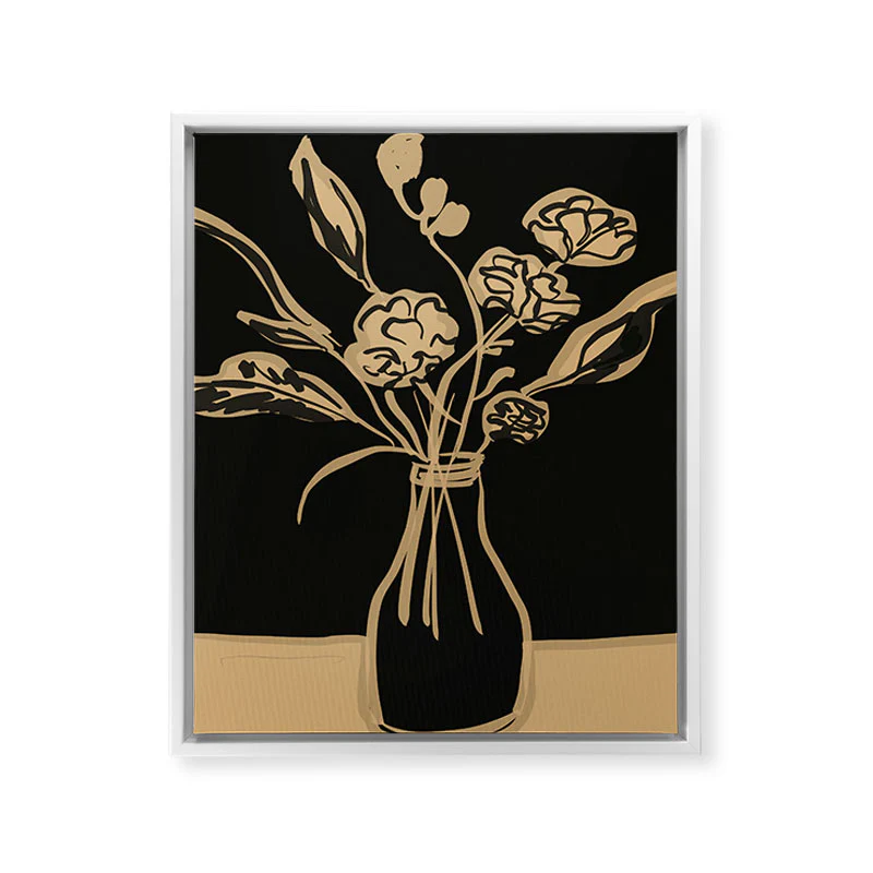 ThingDesign Minimalist Flowers In A Vase 5 Art Canvas - Image 14