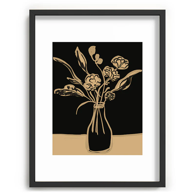 ThingDesign Minimalist Flowers In A Vase 5 Recessed Framing Rectangle - Image 17
