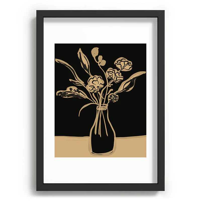 ThingDesign Minimalist Flowers In A Vase 5 Recessed Framing Rectangle - Image 9