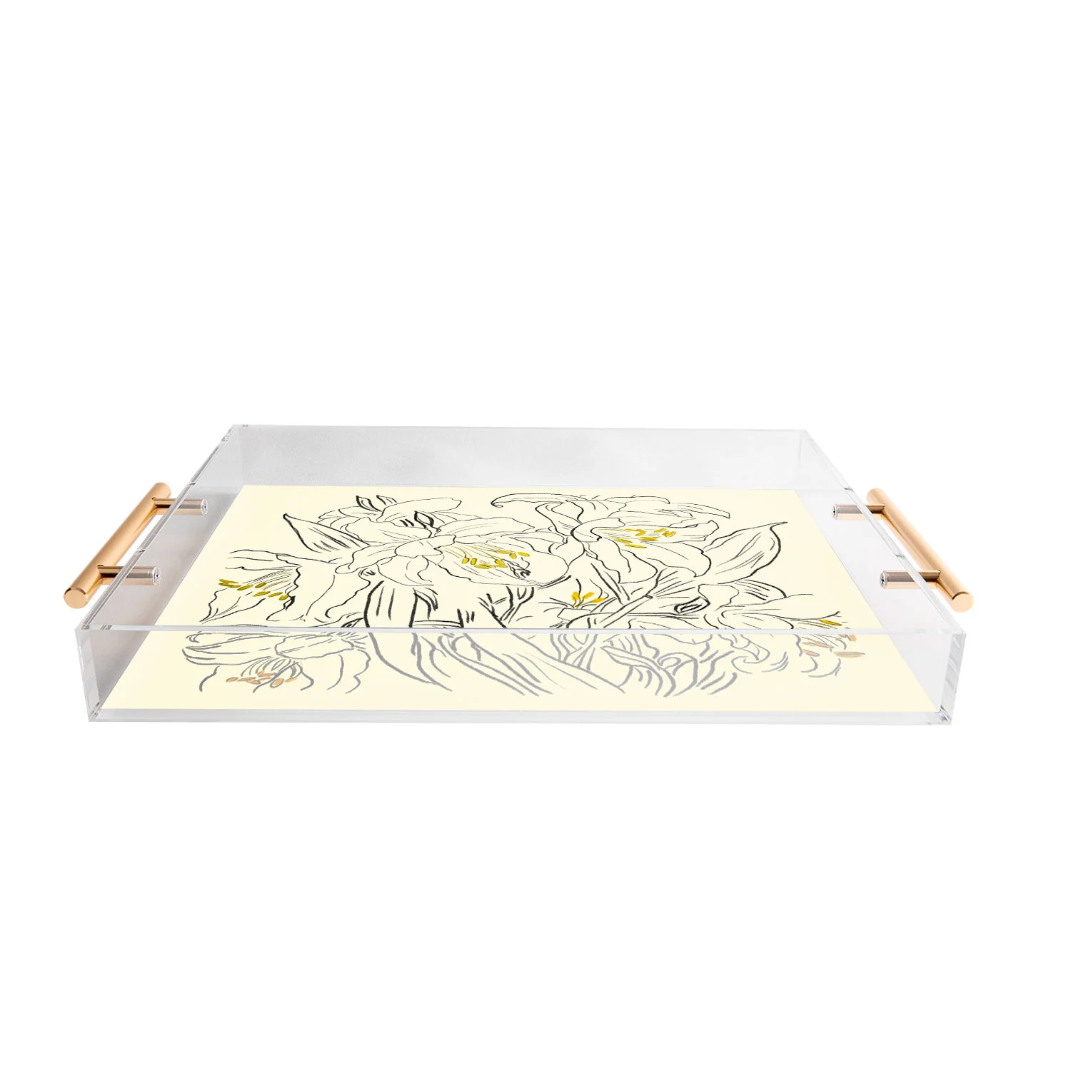 ThingDesign Minimalist Garden flowers Acrylic Tray - Image 4
