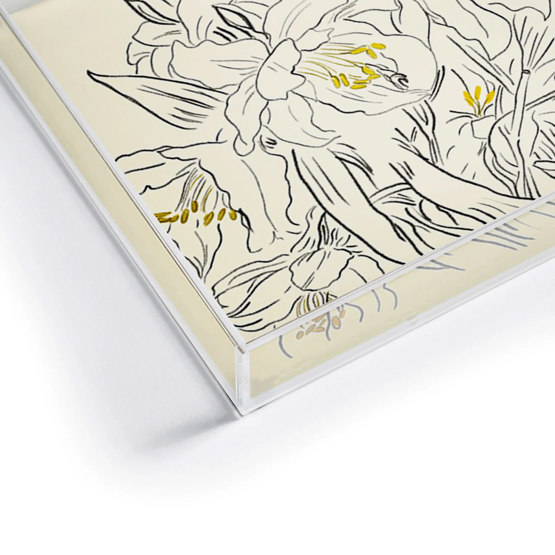 ThingDesign Minimalist Garden flowers Acrylic Tray - Image 9