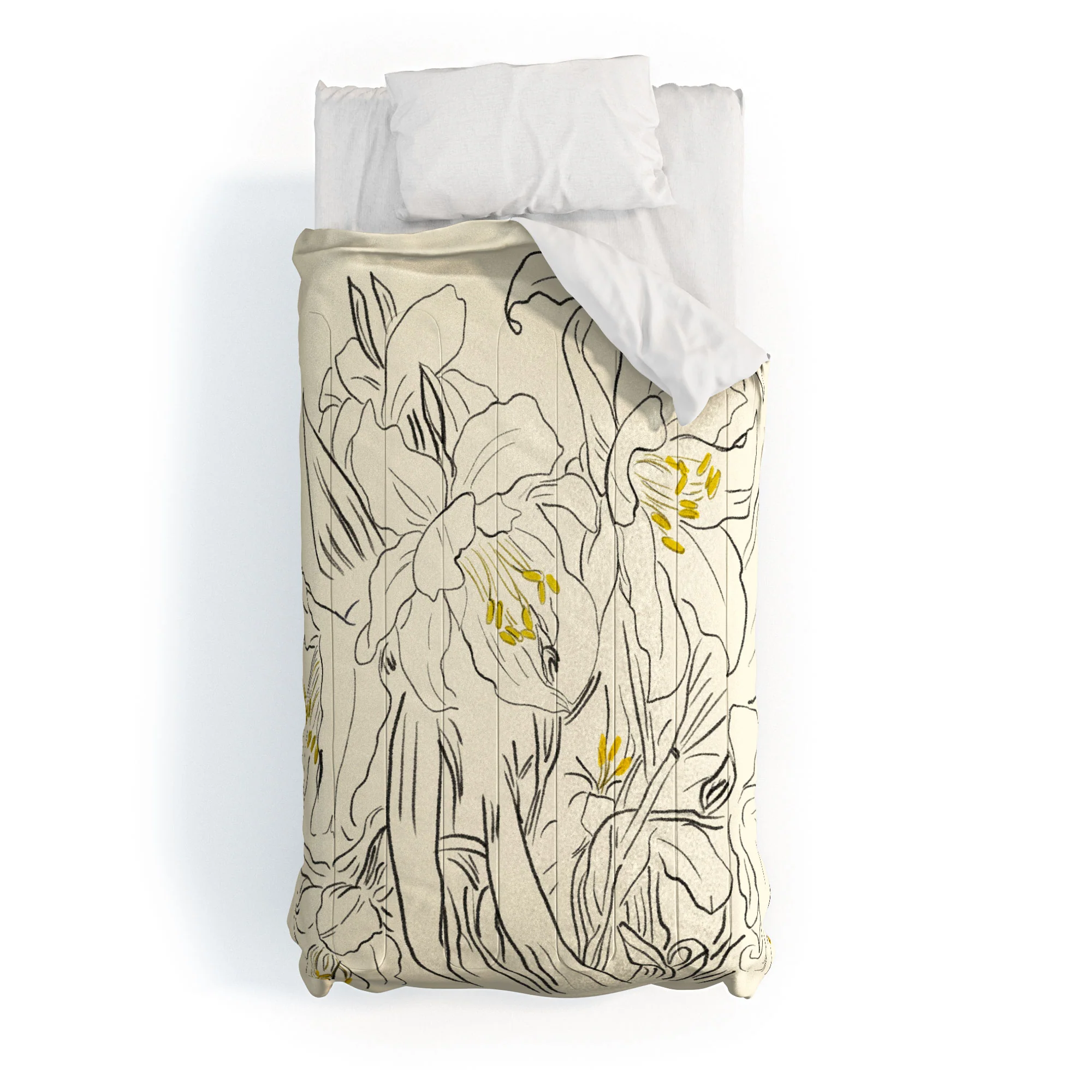ThingDesign Minimalist Garden flowers Comforter - Image 4