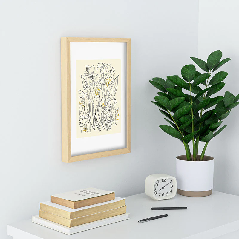 ThingDesign Minimalist Garden flowers Recessed Framing Rectangle - Image 14