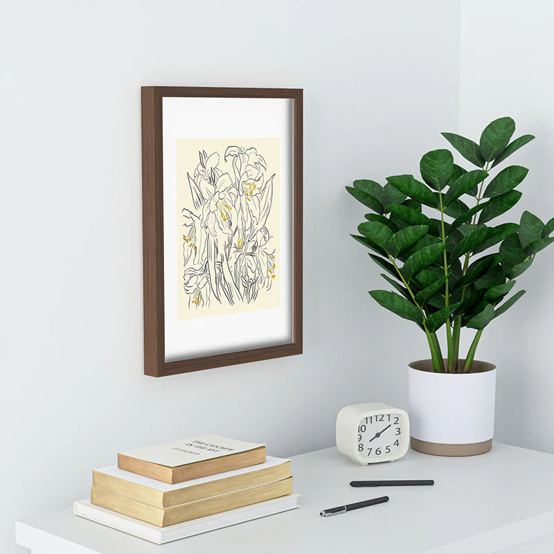 ThingDesign Minimalist Garden flowers Recessed Framing Rectangle - Image 16