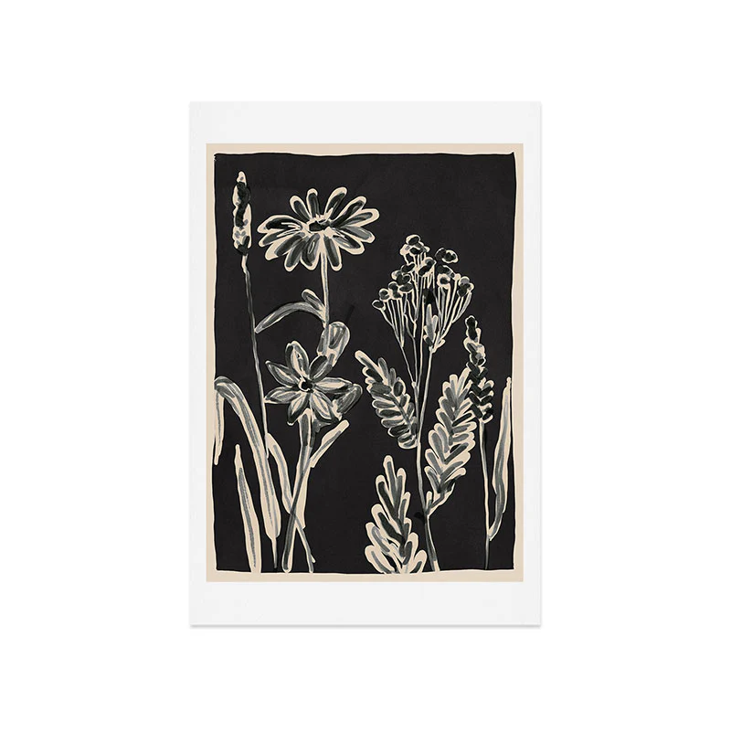 ThingDesign Minimalist wildflowers 3 Art Print - Image 25