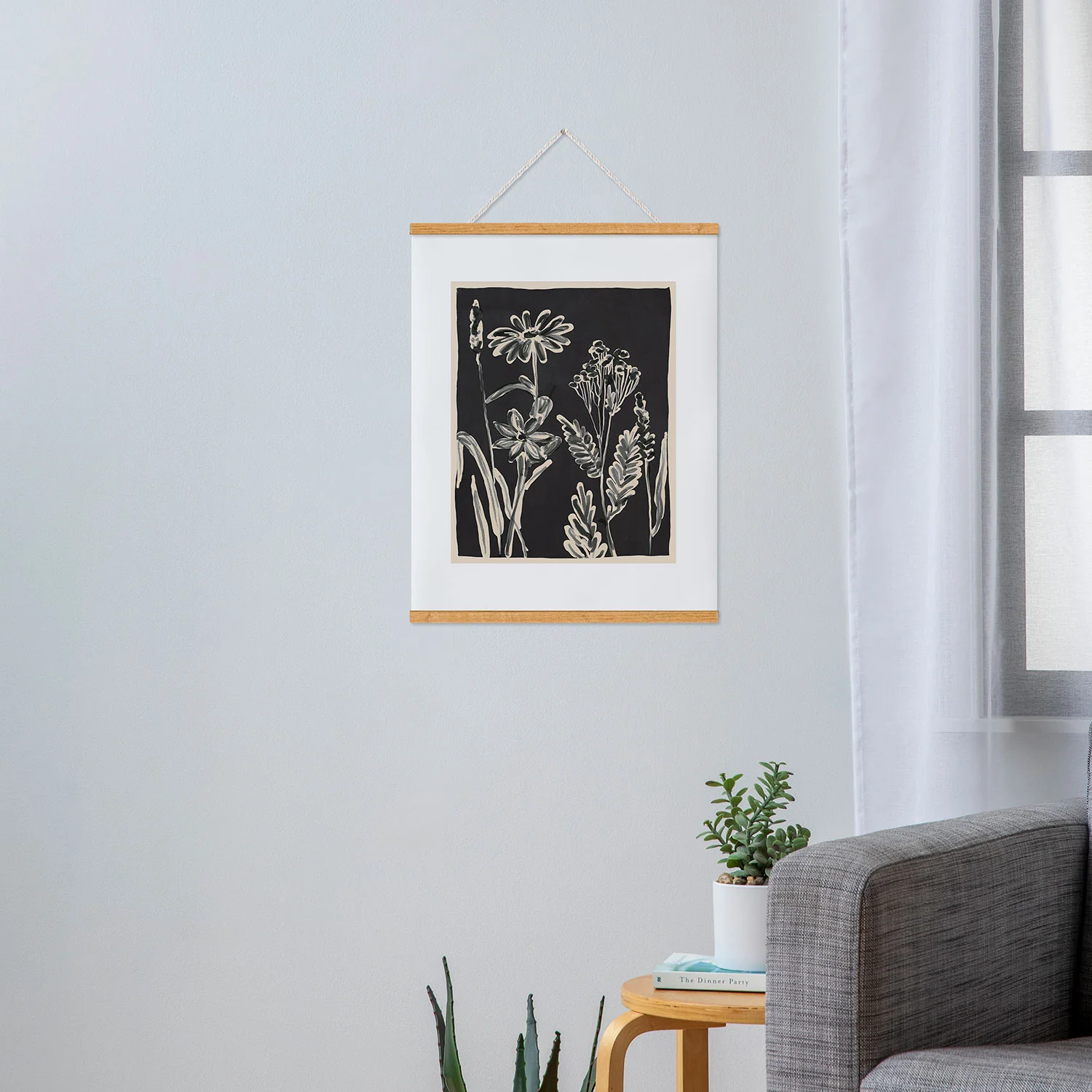 ThingDesign Minimalist wildflowers 3 Art Print - Image 36